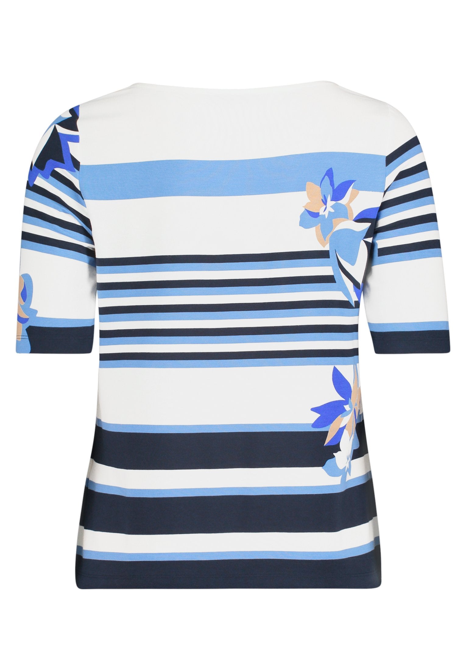 Basic Shirt (Blue/cream)