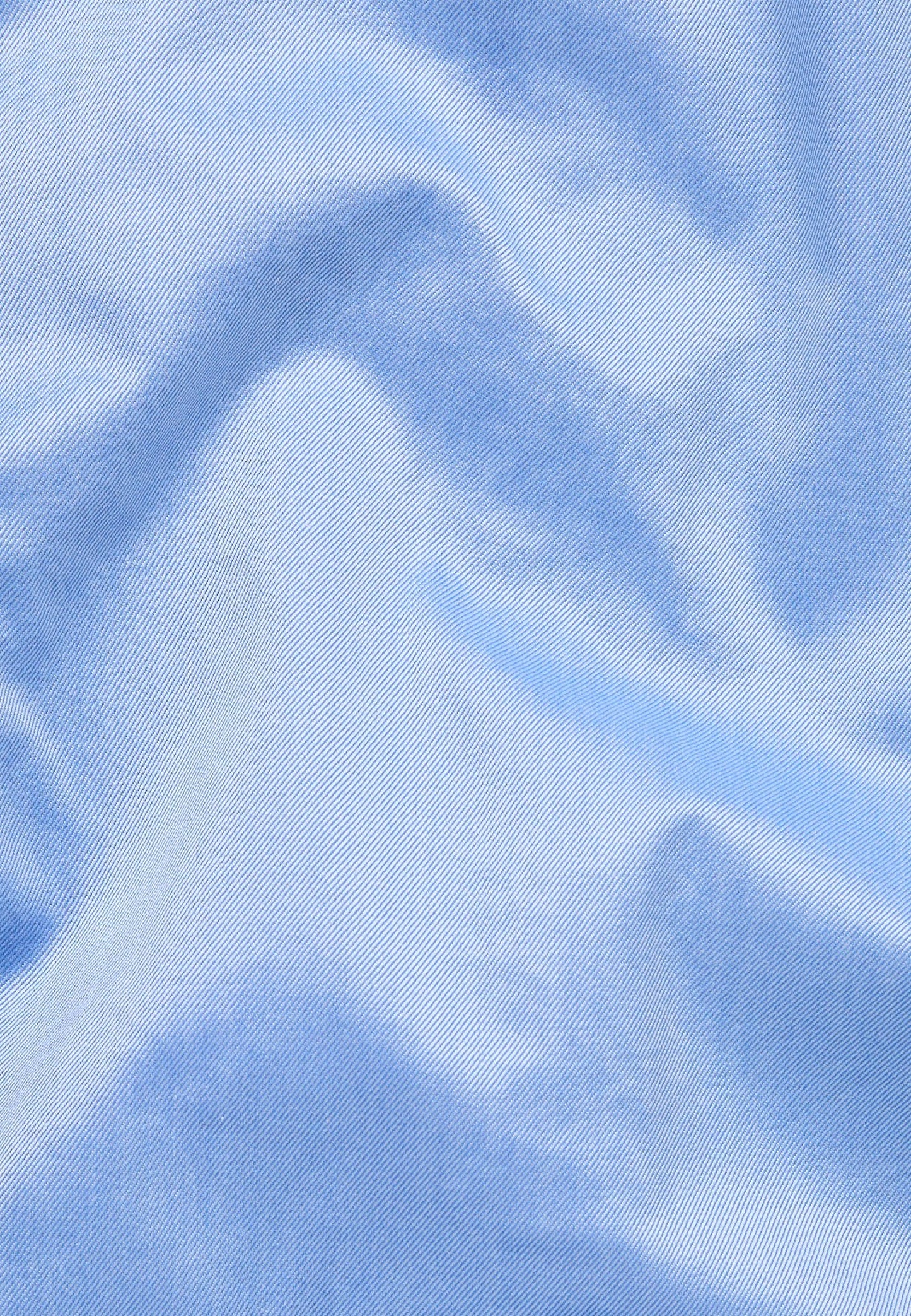 ETERNA unifarbenes Soft Tailoring Shirt SLIM FIT (Blau)