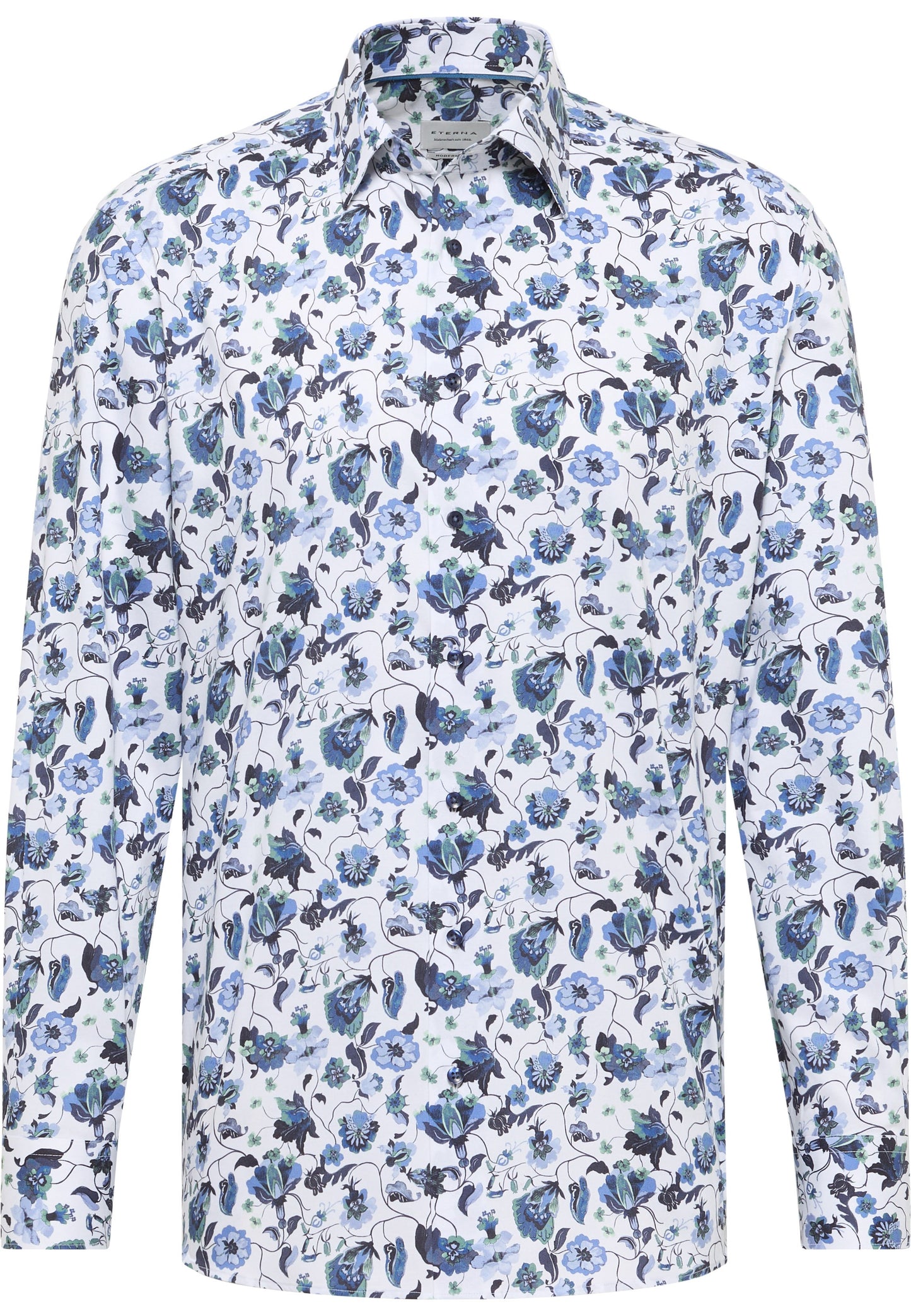 Hemd Twill Langarm (Dunkelblau)
