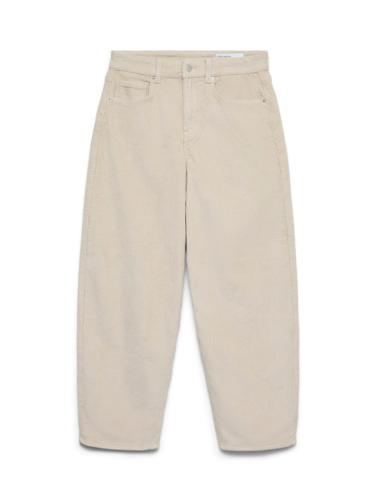 Vmbillie Hr Barrel Ank Cord Pants Noos (Oatmeal)