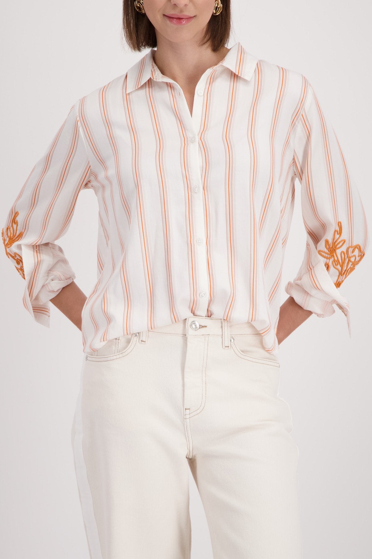 Bluse (Off-white Gemust)