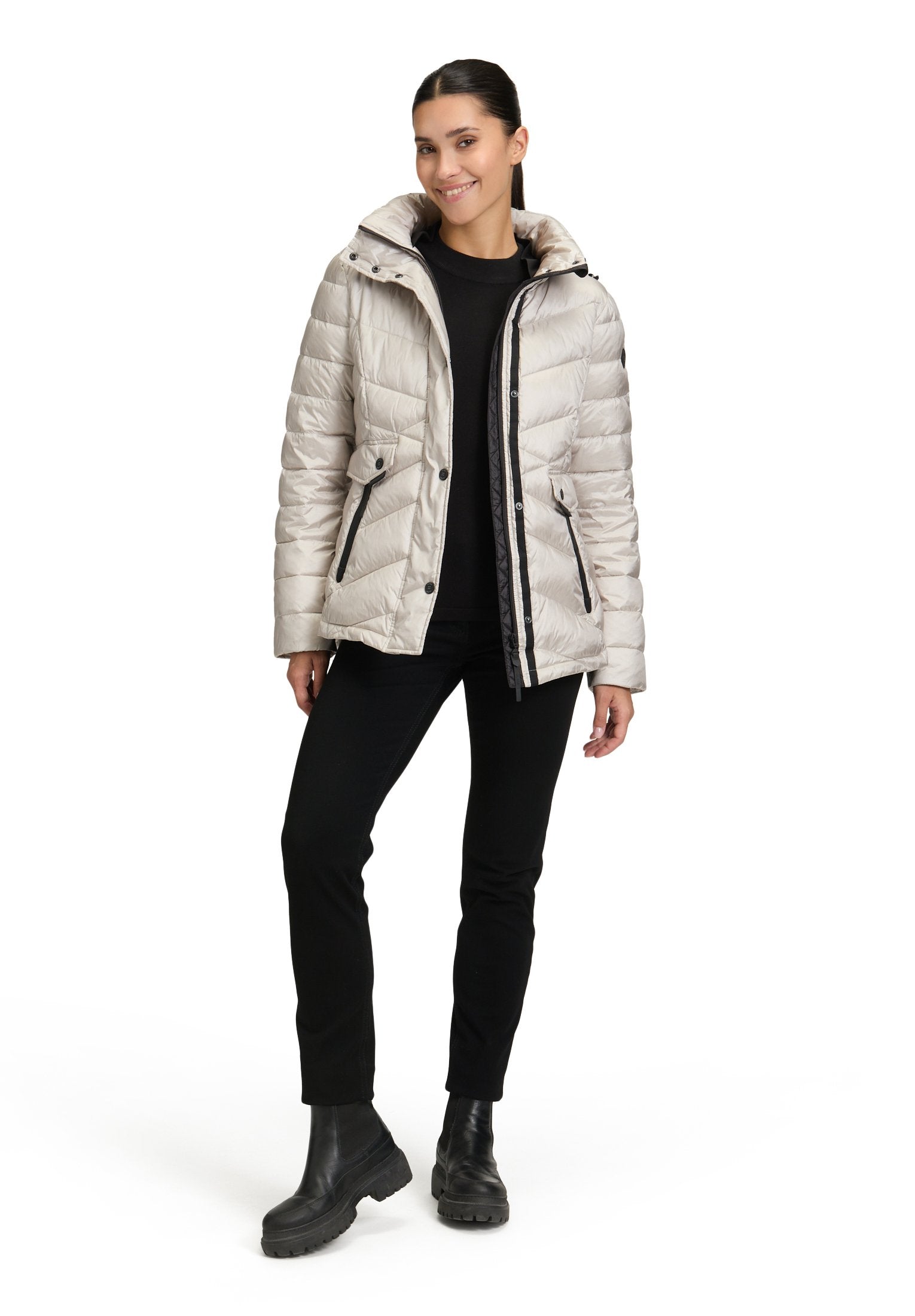 Steppjacke (Light Beige)