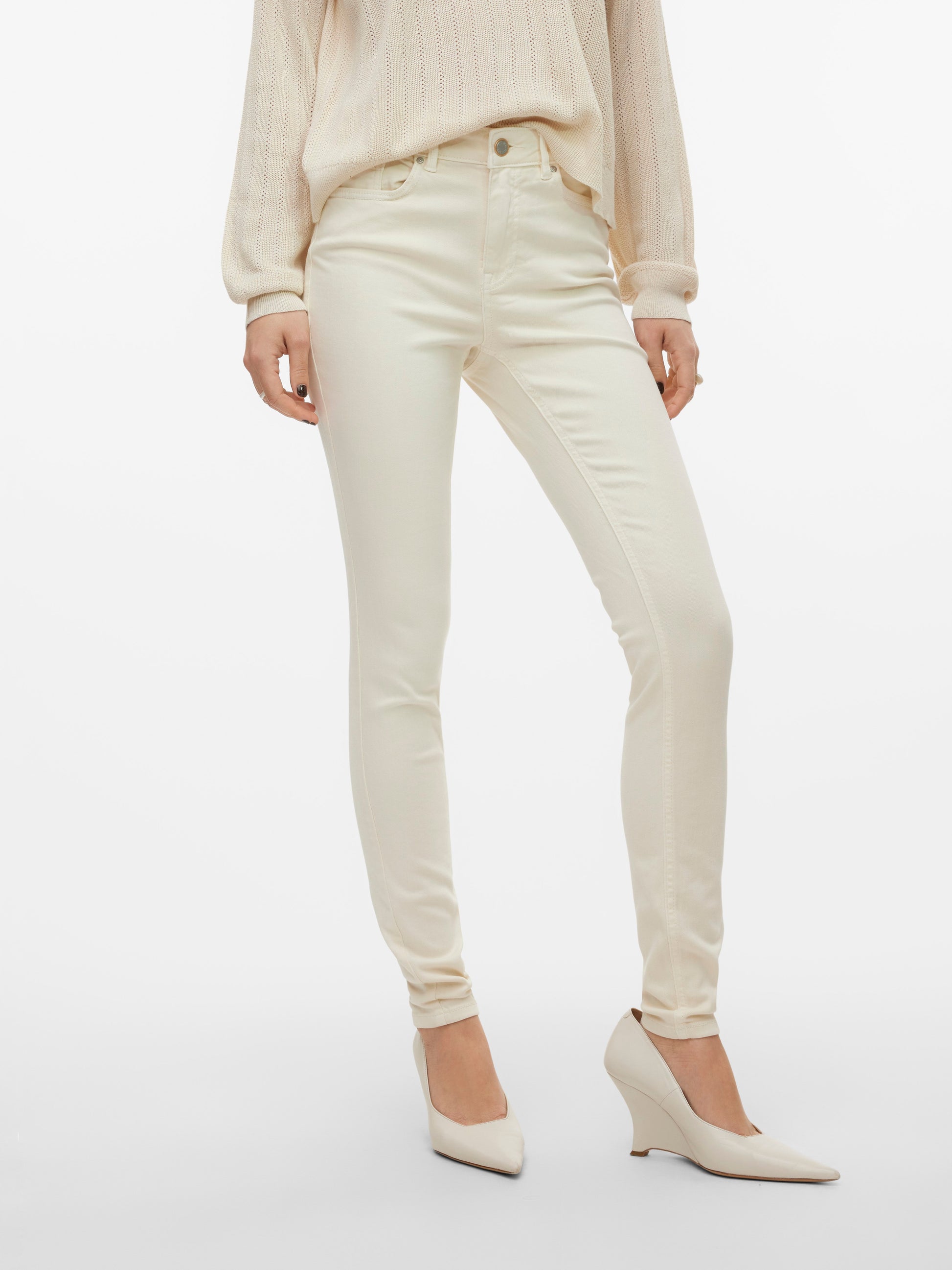 Vmflash Mr Skinny Jeans Color Ga Noos (Ecru)
