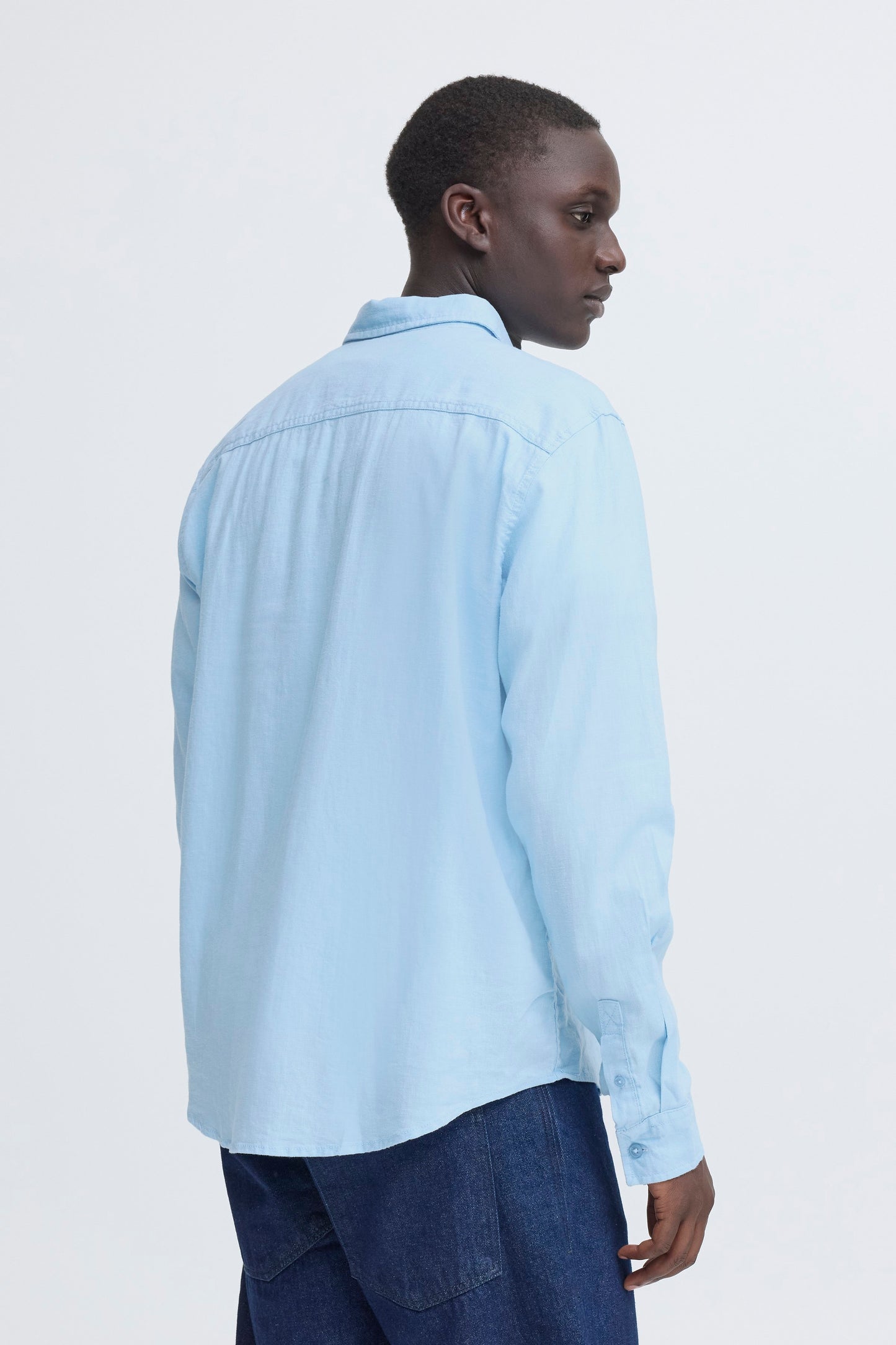 Bhbobby Linen L/s (Airy Blue)