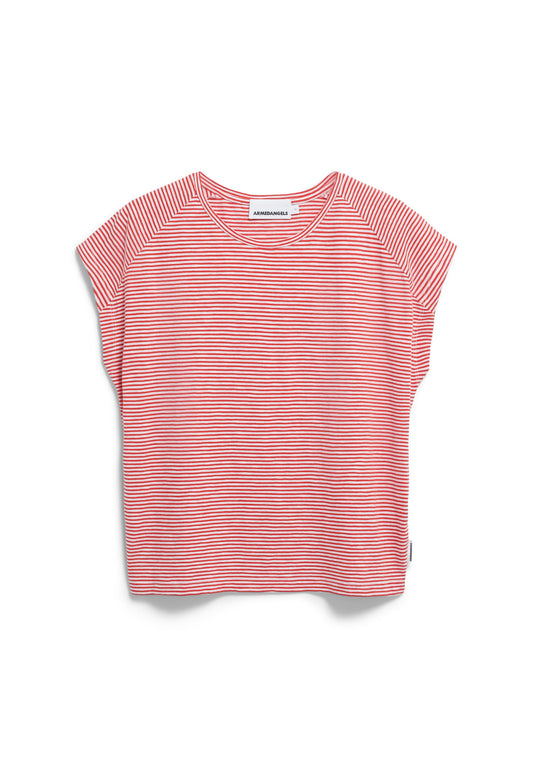 Oneliaa Lovely Stripes (Oatmilk-coral B)