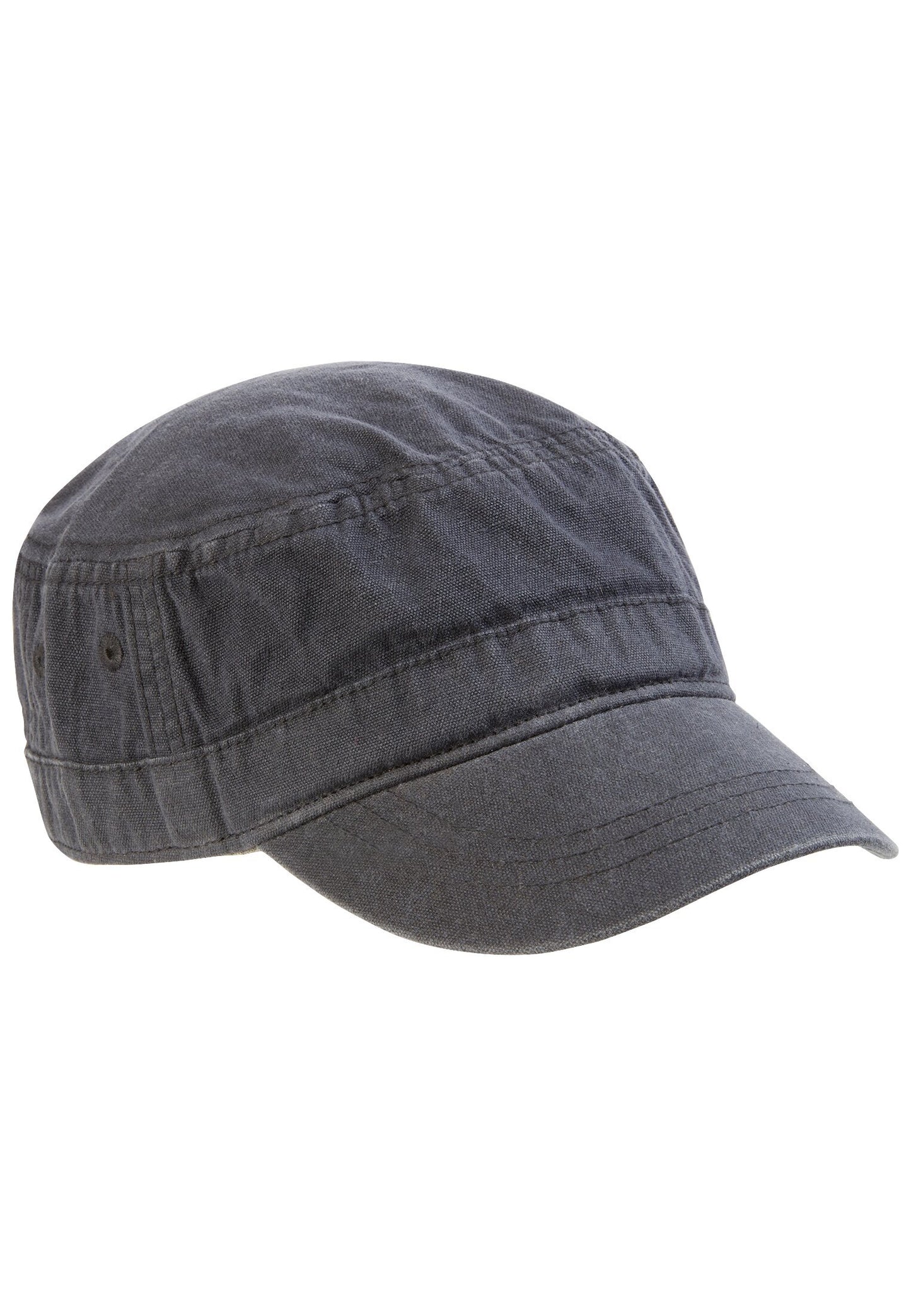 Military-Cap aus Canvas (Night Blue)