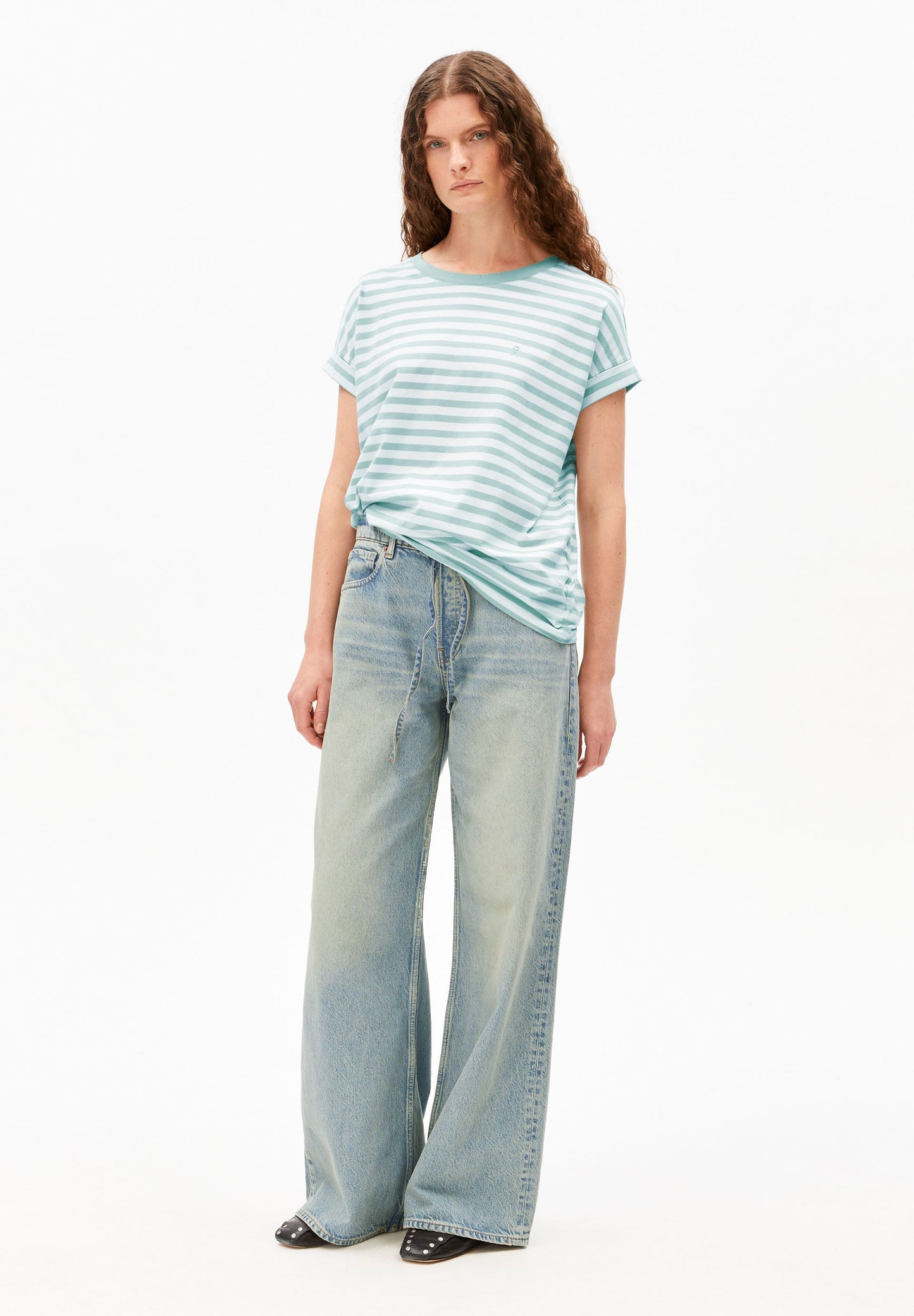 Idaara Stripe T-shirt (White-foam)
