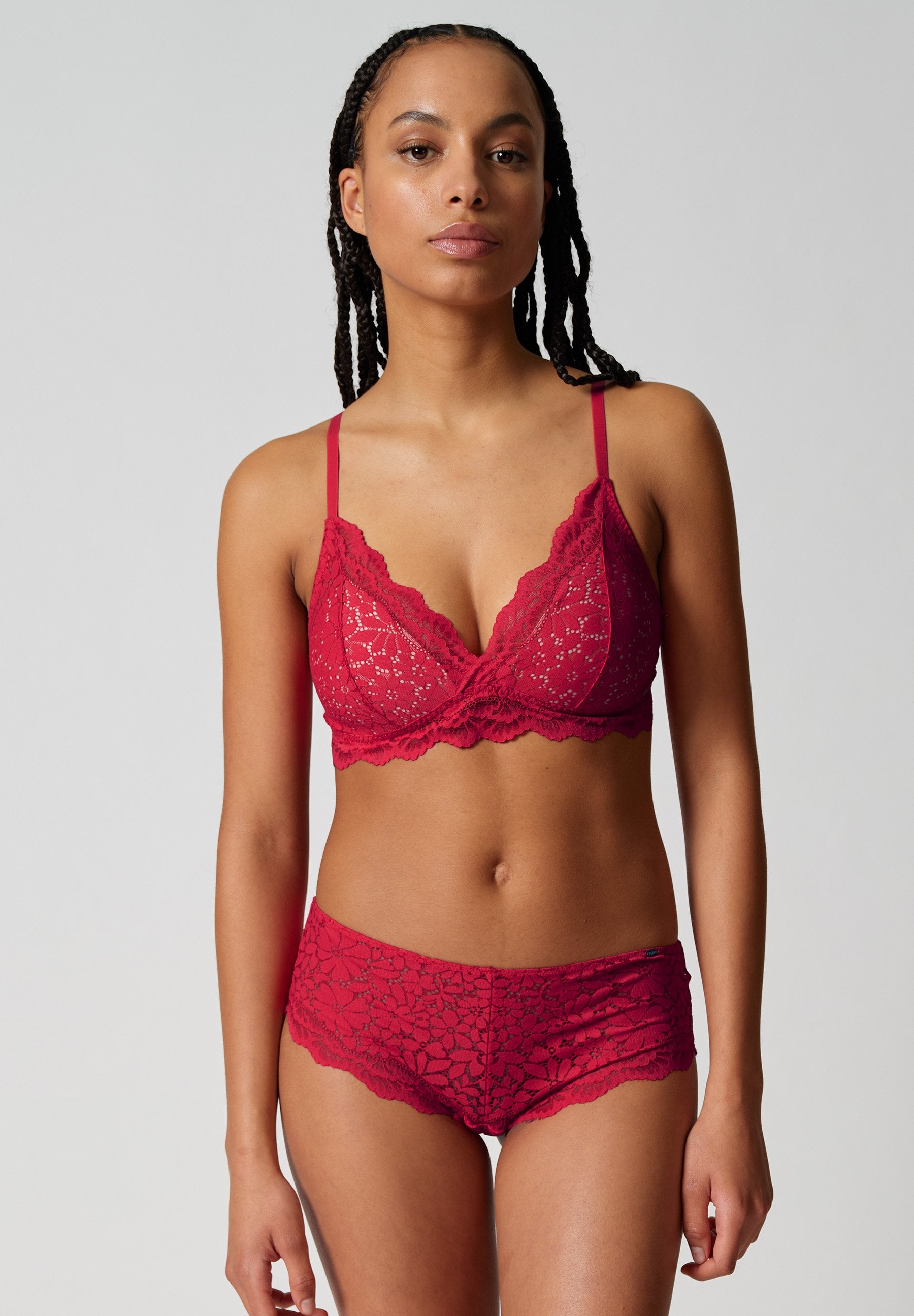 SKINY Damen Triangel gepaddet Wonderfulace (Be Red)