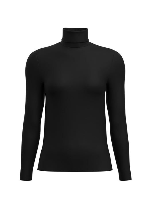 DAMEN Top langarm (Schwarz)