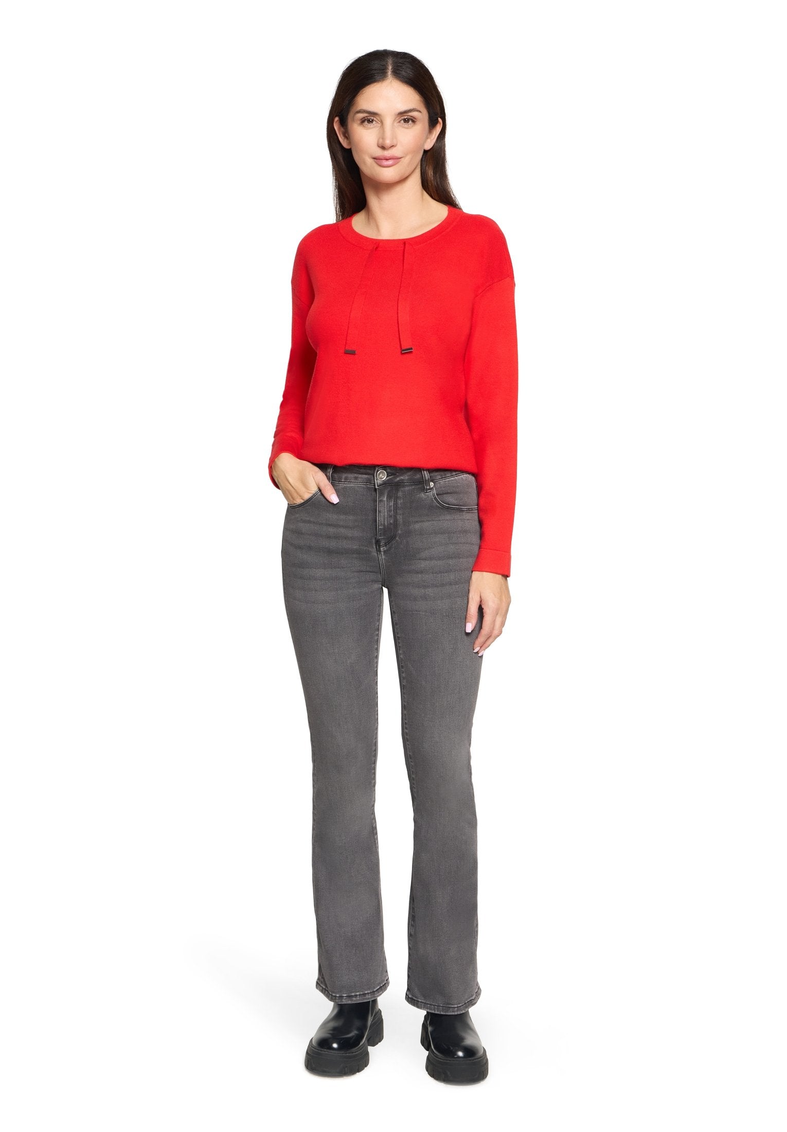 Feinstrickpullover (High Risk Red)