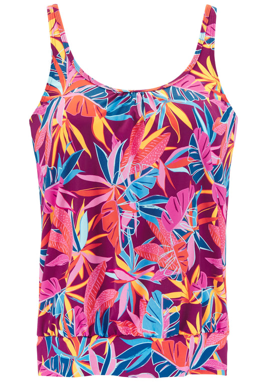 buffalo lm Oversize-Tankini-Top (Berry-print)