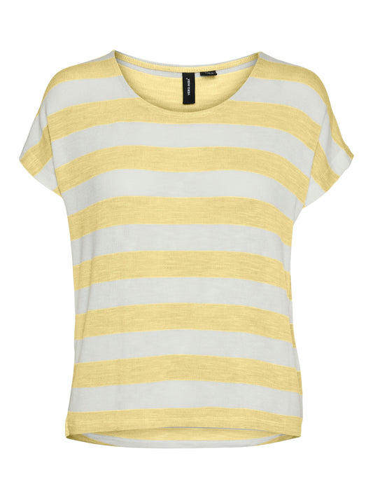 Vmwide Stripe Sl Top Jrs Noos (Mellow Yel)