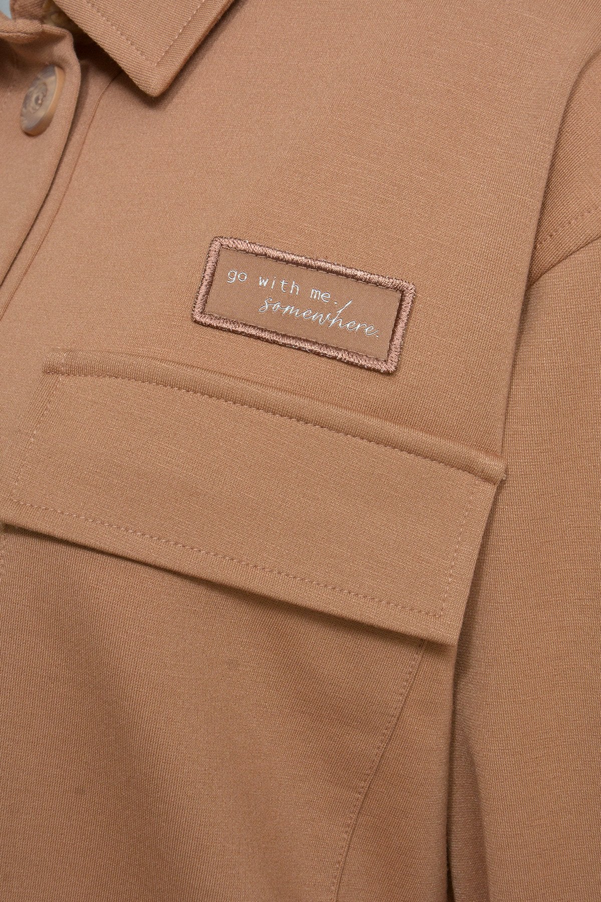 Short Cargo Jacket (Caramel)
