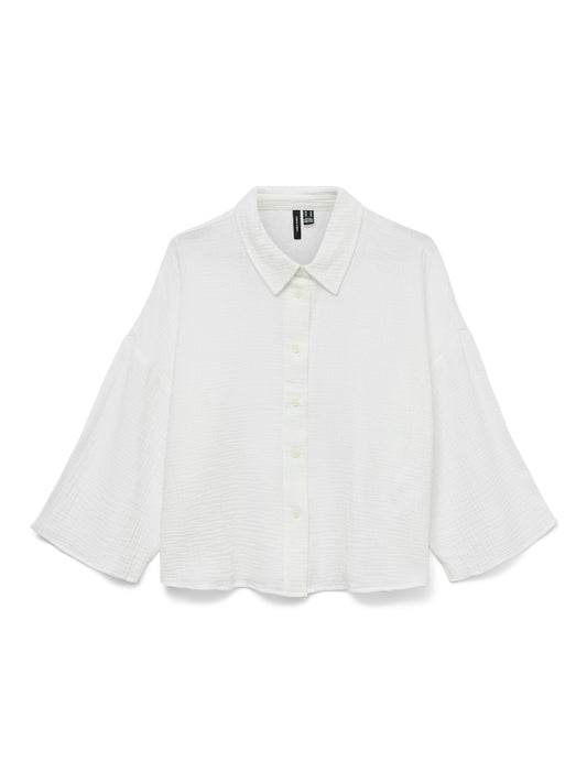 Vmnatali Crop Shirt Wvn Ga Noos (Snow White)