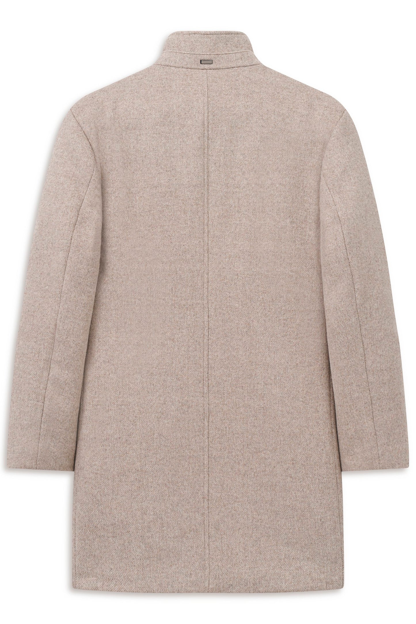 Herrenmantel Wolle (Beige)
