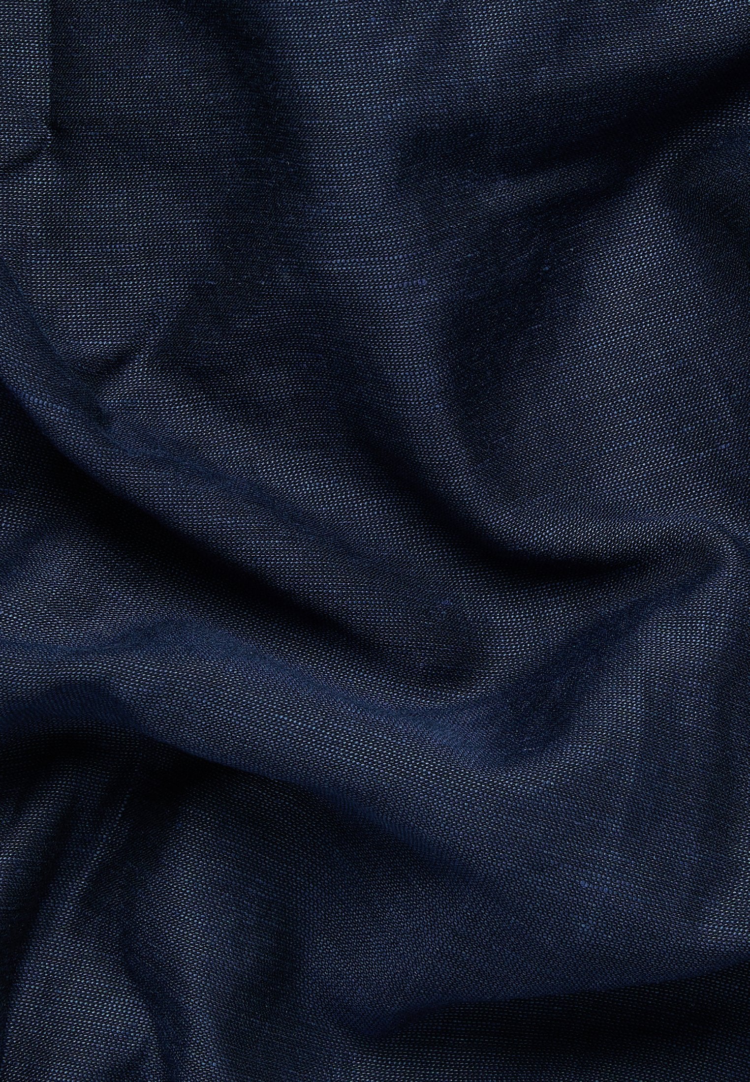 Linen Shirt Twill Langarm (Marine)