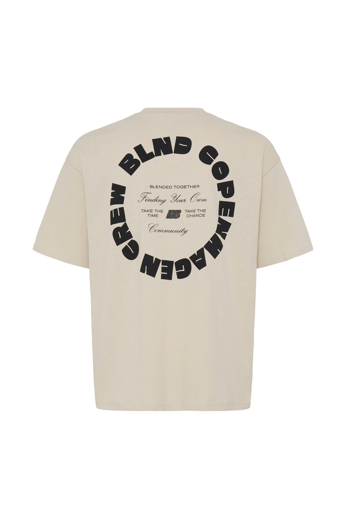 Bhlucius S/s Wash Print Tee (Oyster Gra)