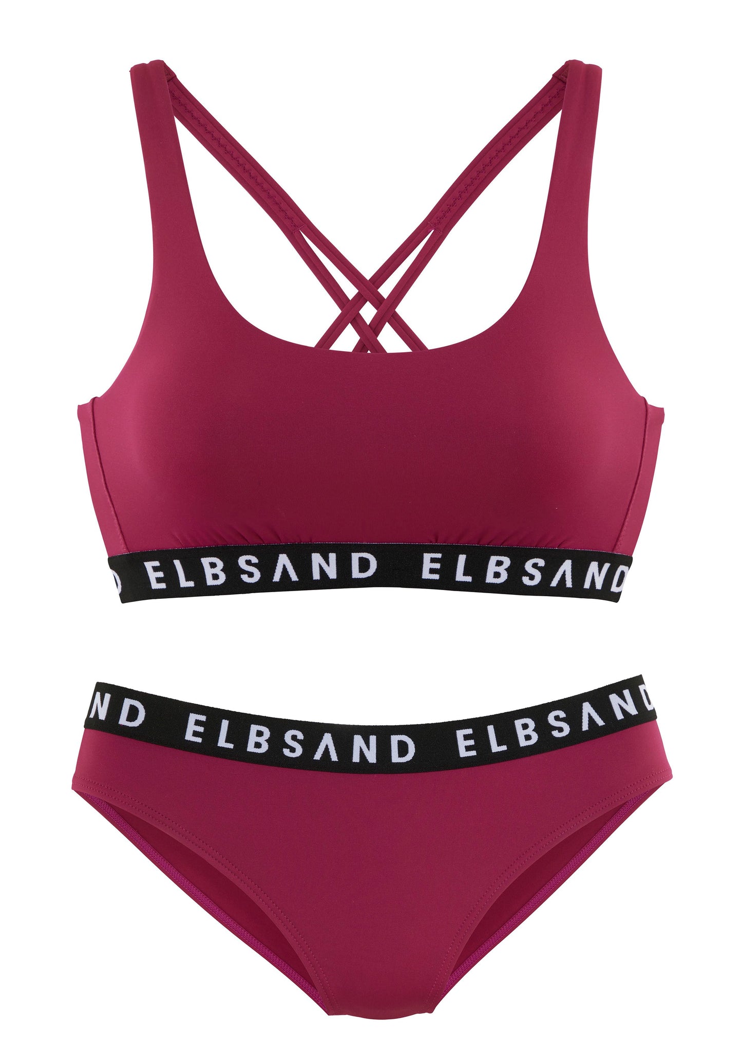 elbsand lm Bustier-Bikini (Berry)