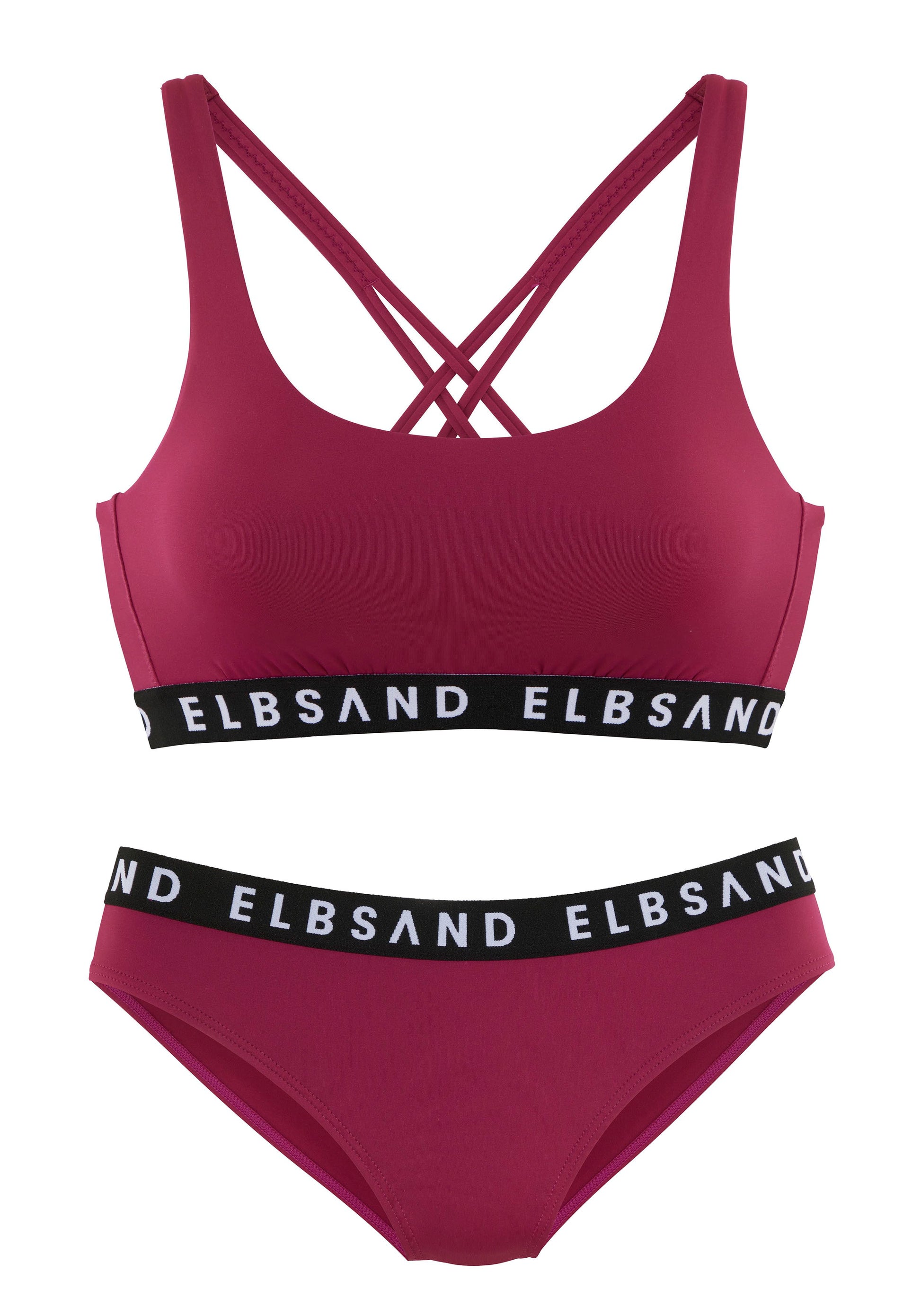 elbsand lm Bustier-Bikini (Berry)