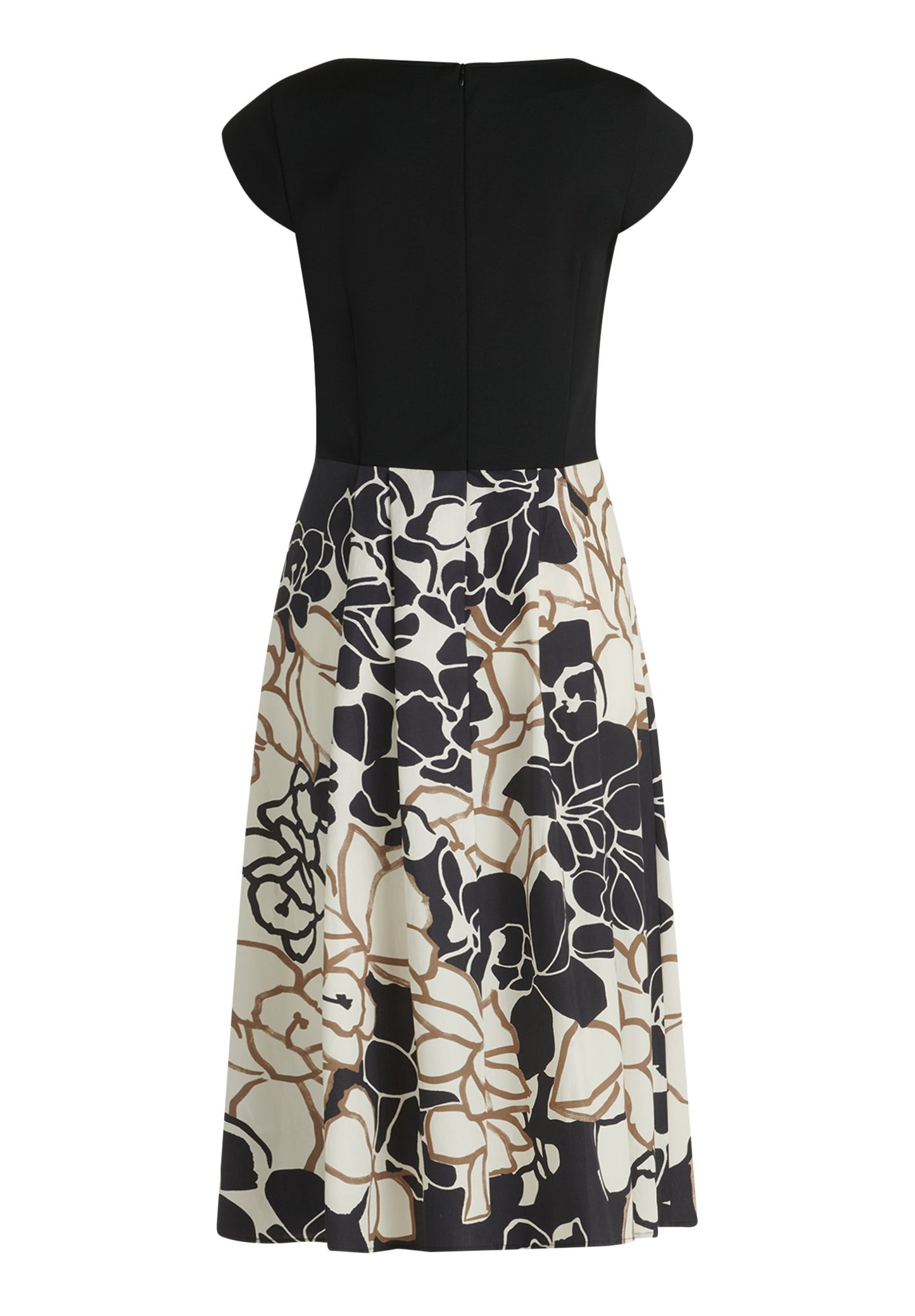 Etuikleid (Beige/black)