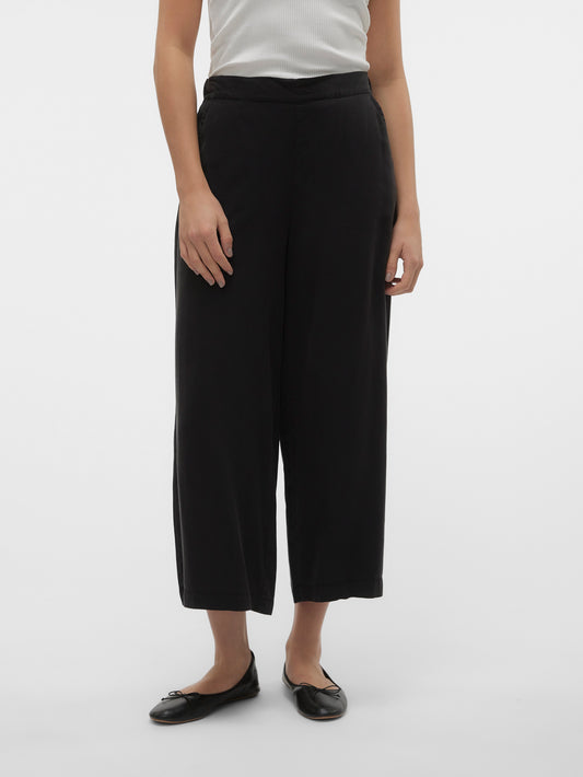 Vmbree Mr Wide Tencel Culotte Ga Noos (Black Denim)