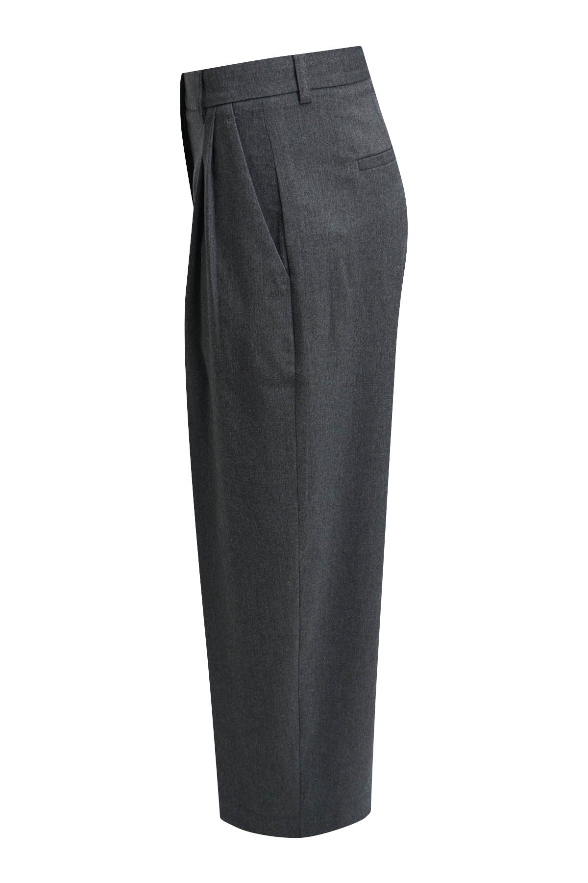 Straight Leg Pants (Anthracite Melan)