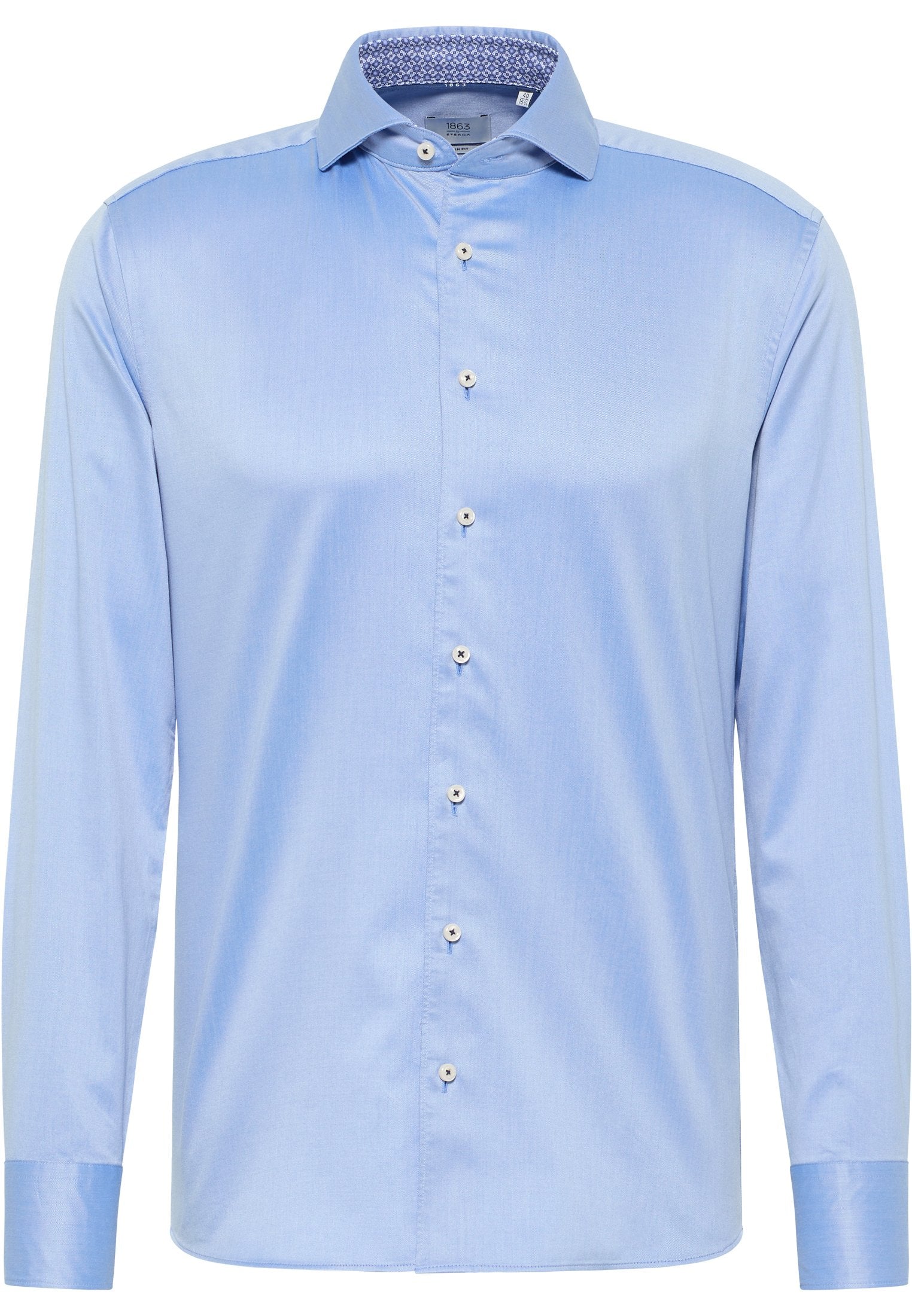 Soft Luxury Shirt Twill Langarm (Blau)