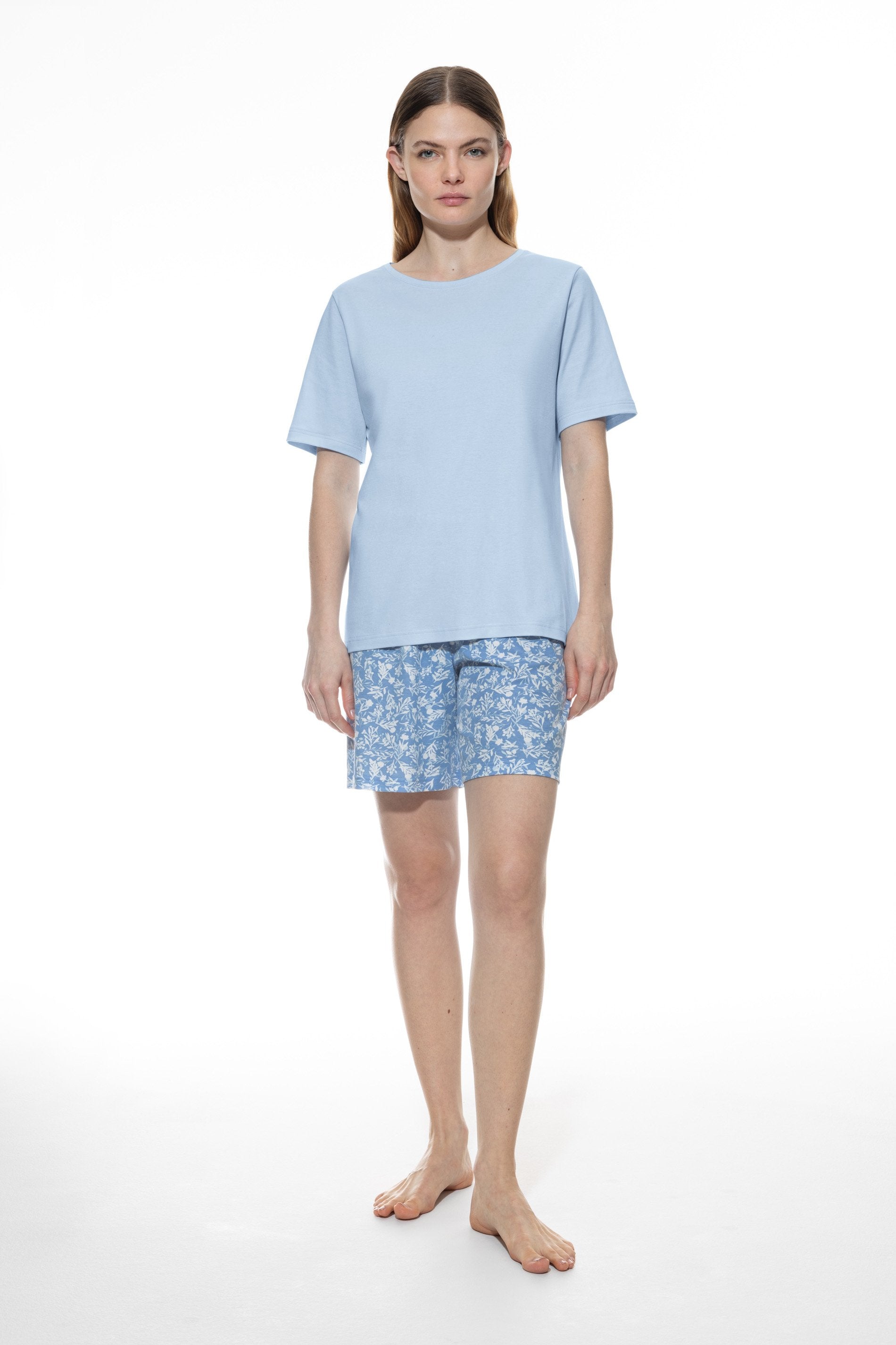 Anzug kurz (Blue Silk)