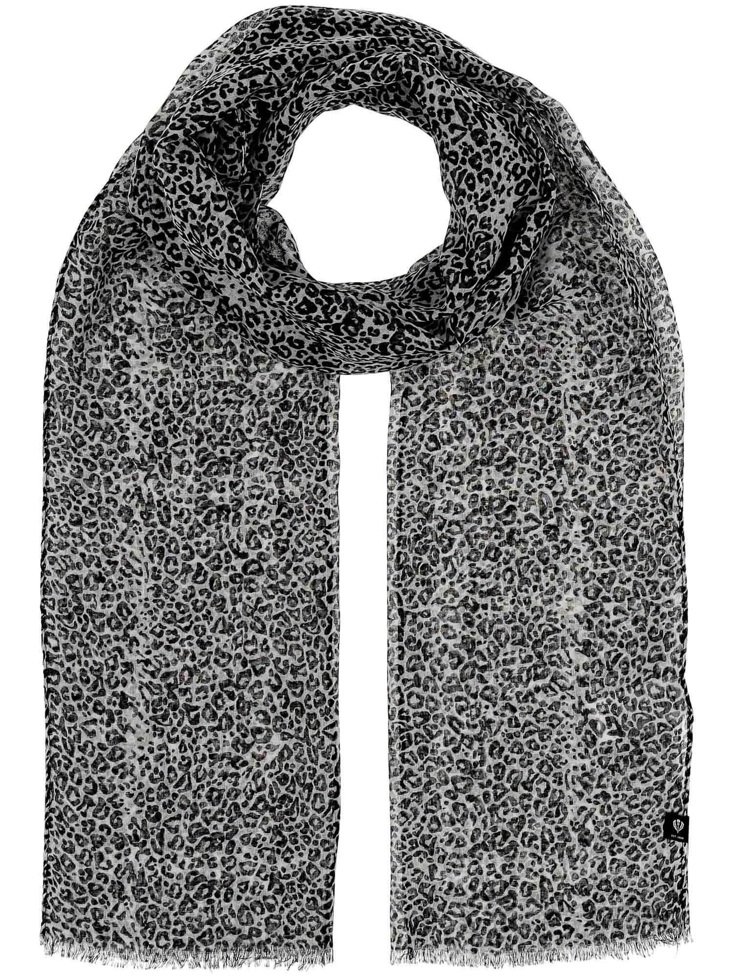 Schal Polyester Schal (Black White)