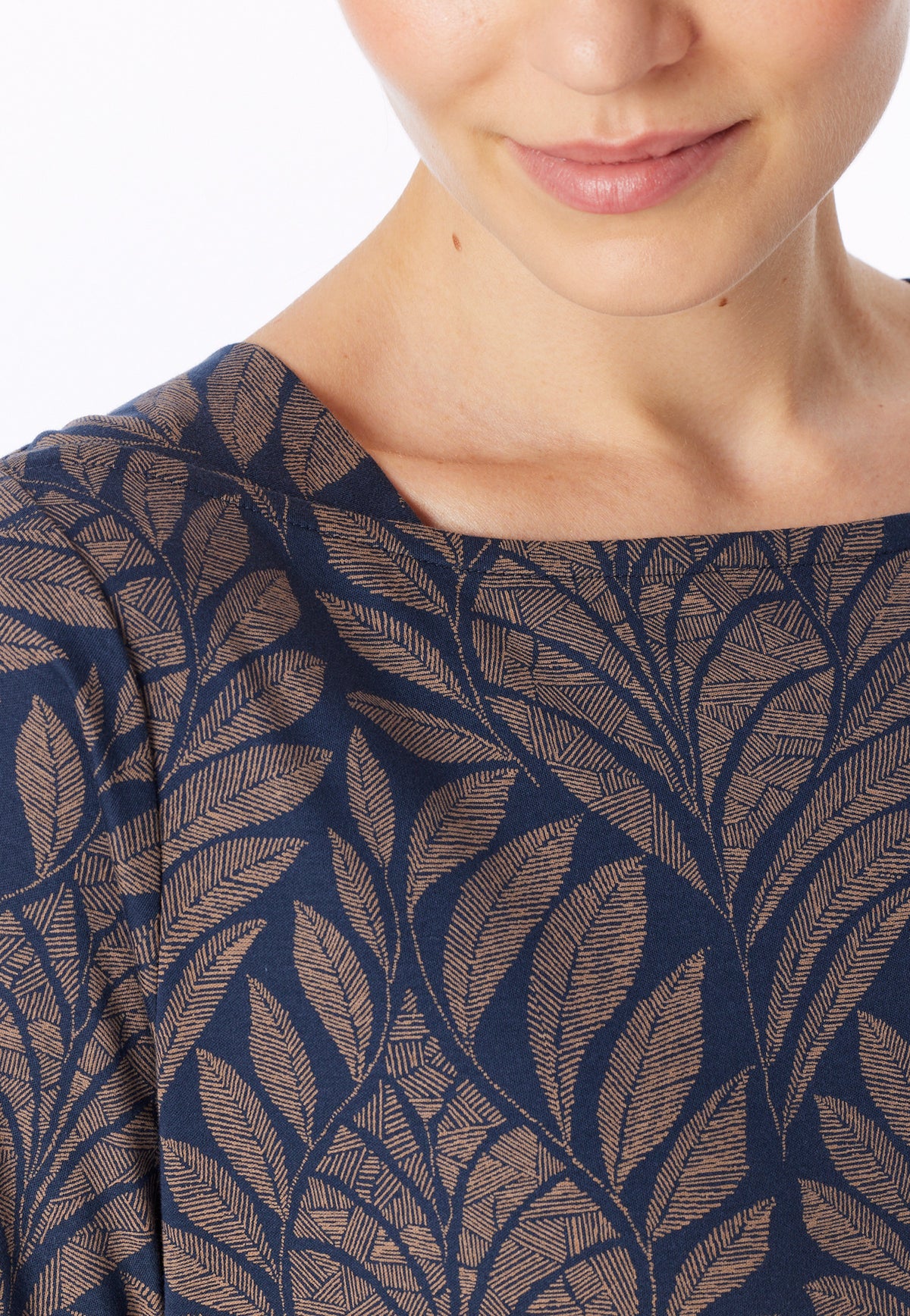 Nachthemd langarm, 110cm (Deep Sea Blue)