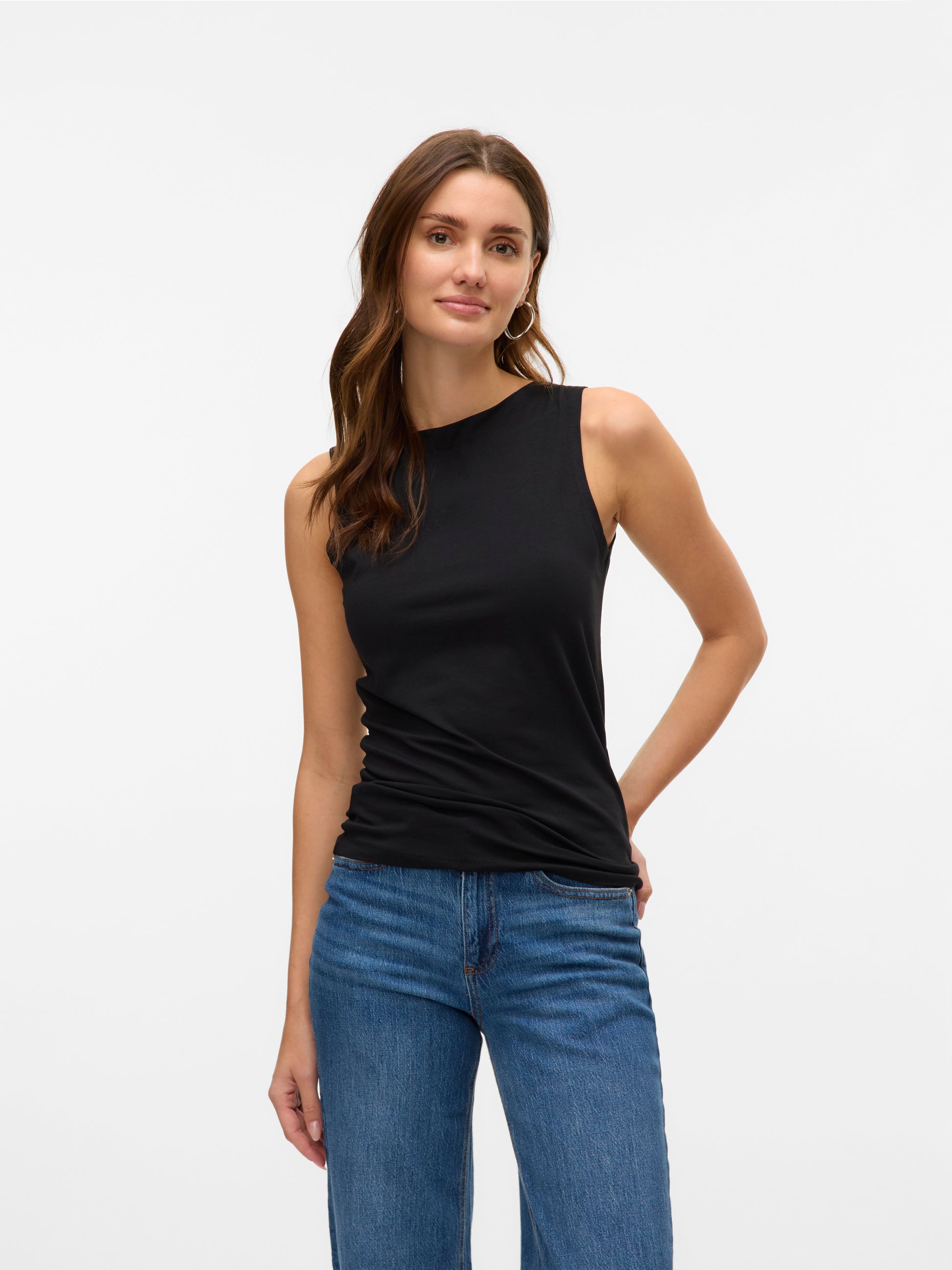 Vmpanda Modal Sl Top Jrs Noos (Black)
