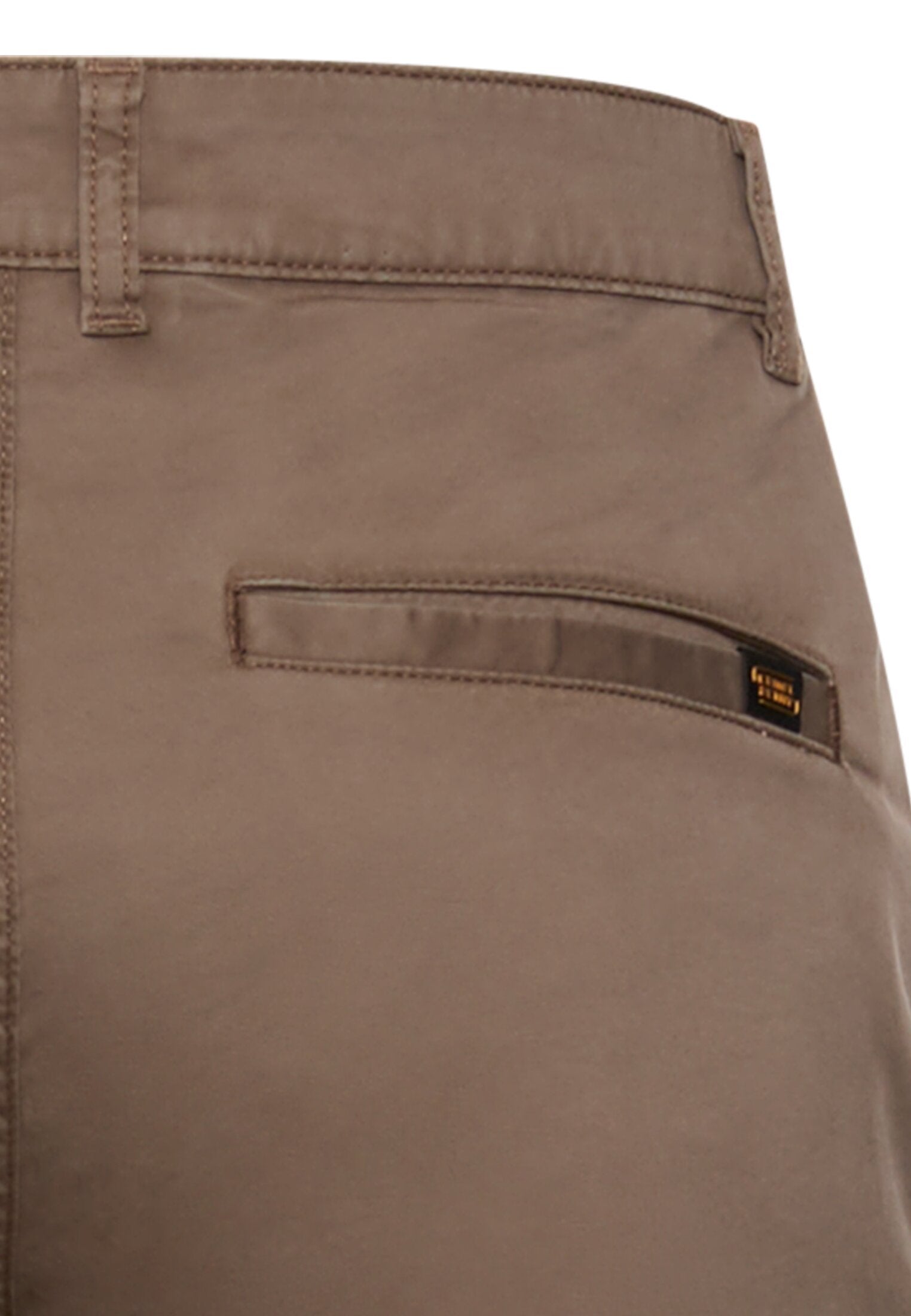 Bermuda Shorts mit Reißverschluss (Mud Brown)