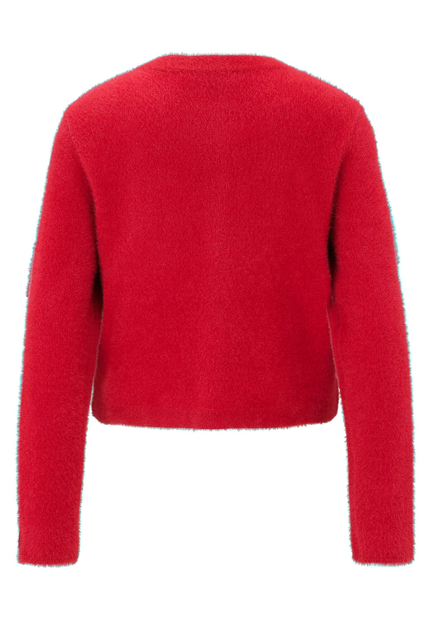 Casual-Strickjacke (Red Scarlet)