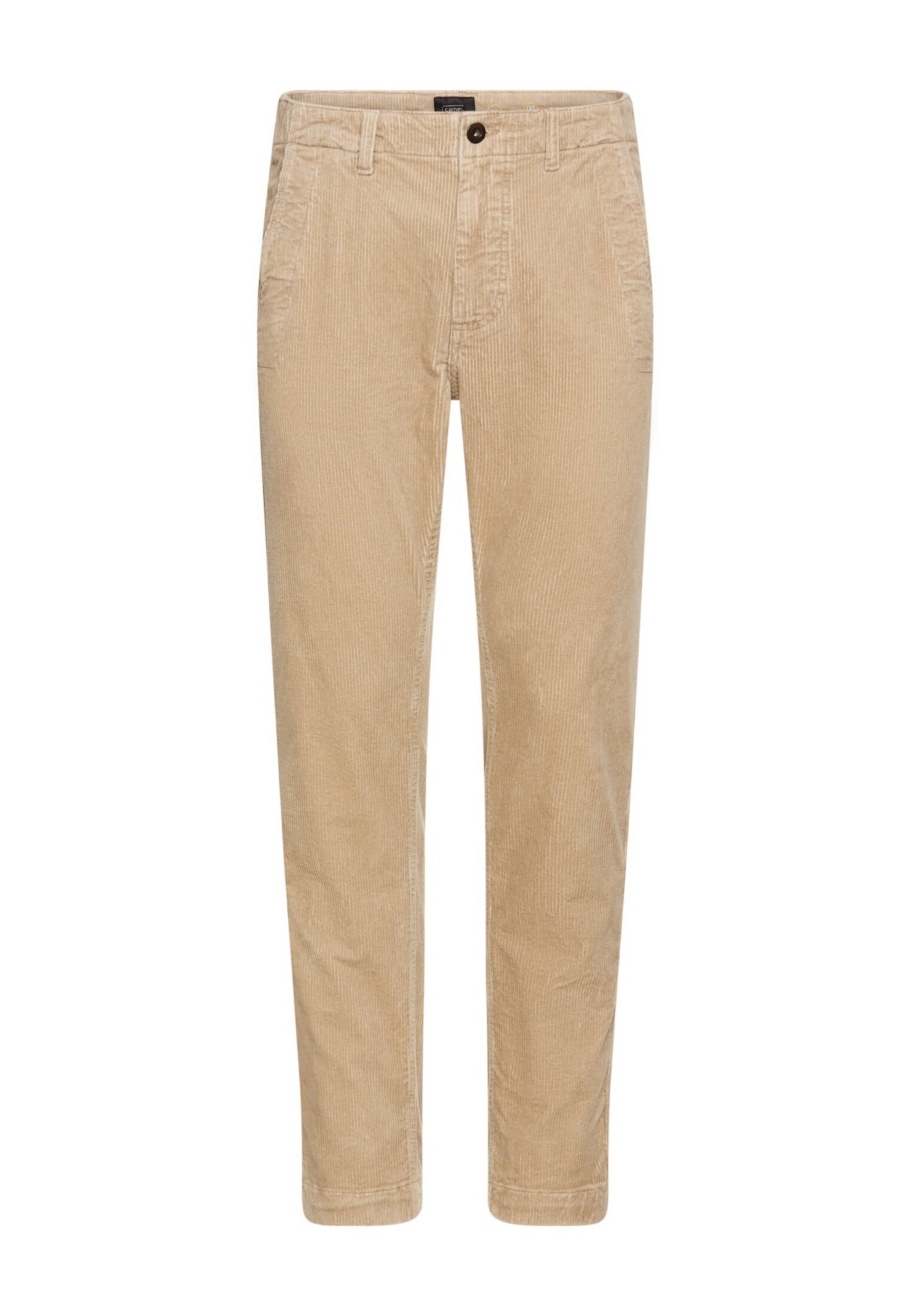 Regular Fit Chino Hose aus Cord (Beige)