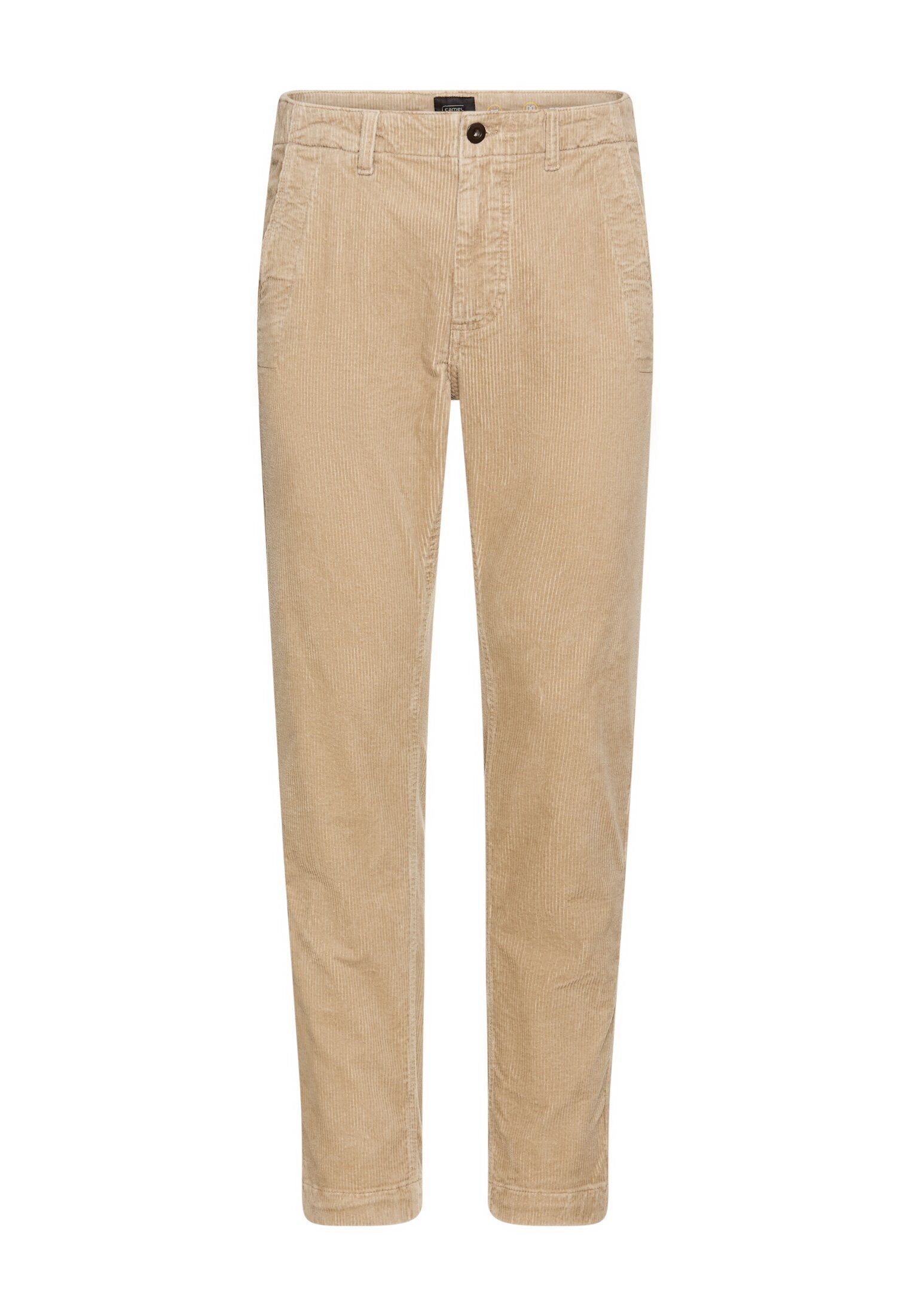 Regular Fit Chino Hose aus Cord (Beige)
