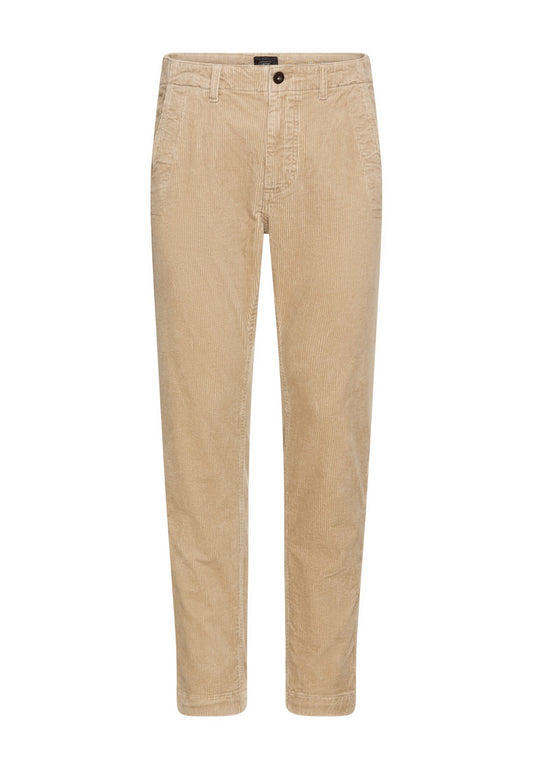 Regular Fit Chino Hose aus Cord (Beige)