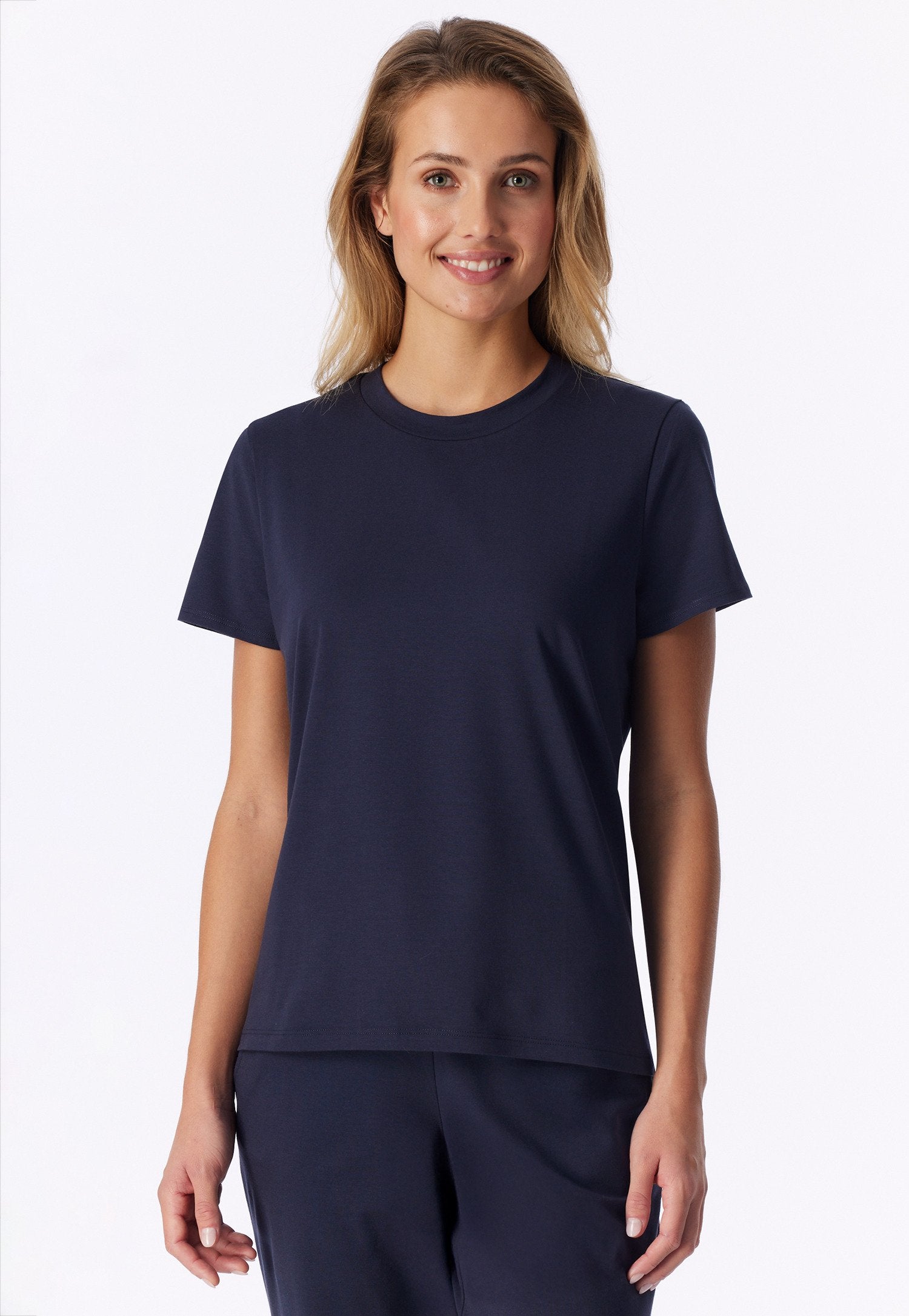 T-Shirt Rundhals (Deep Blue)