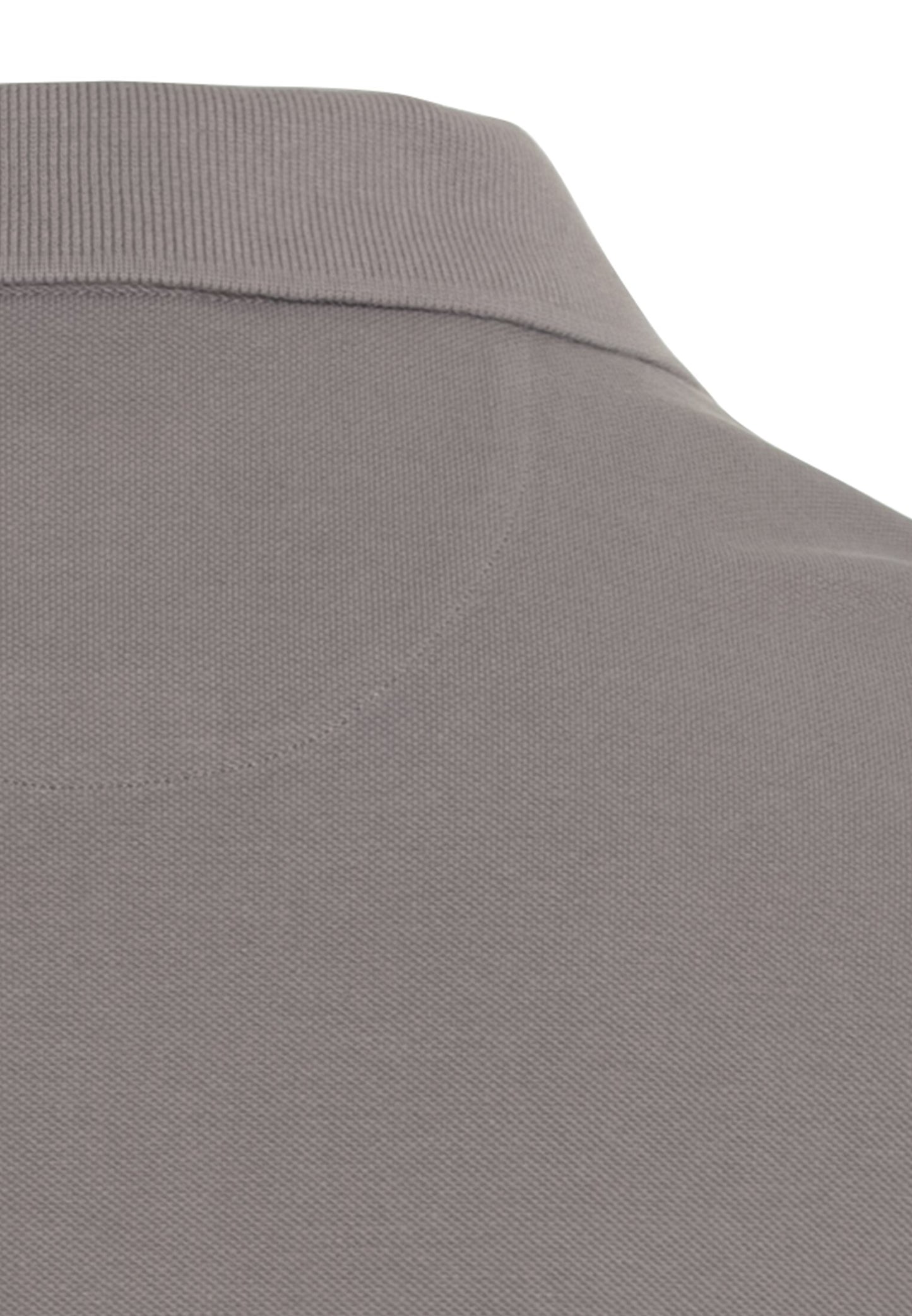 Piqué Poloshirt aus reiner Baumwolle (Stone Gray)