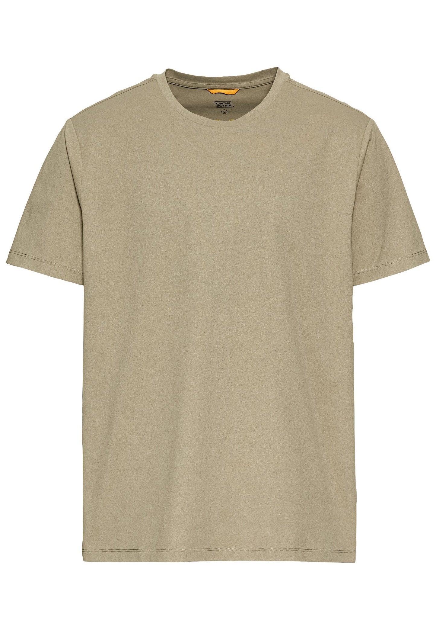 T-Shirt mit Rückenprint (Khaki)