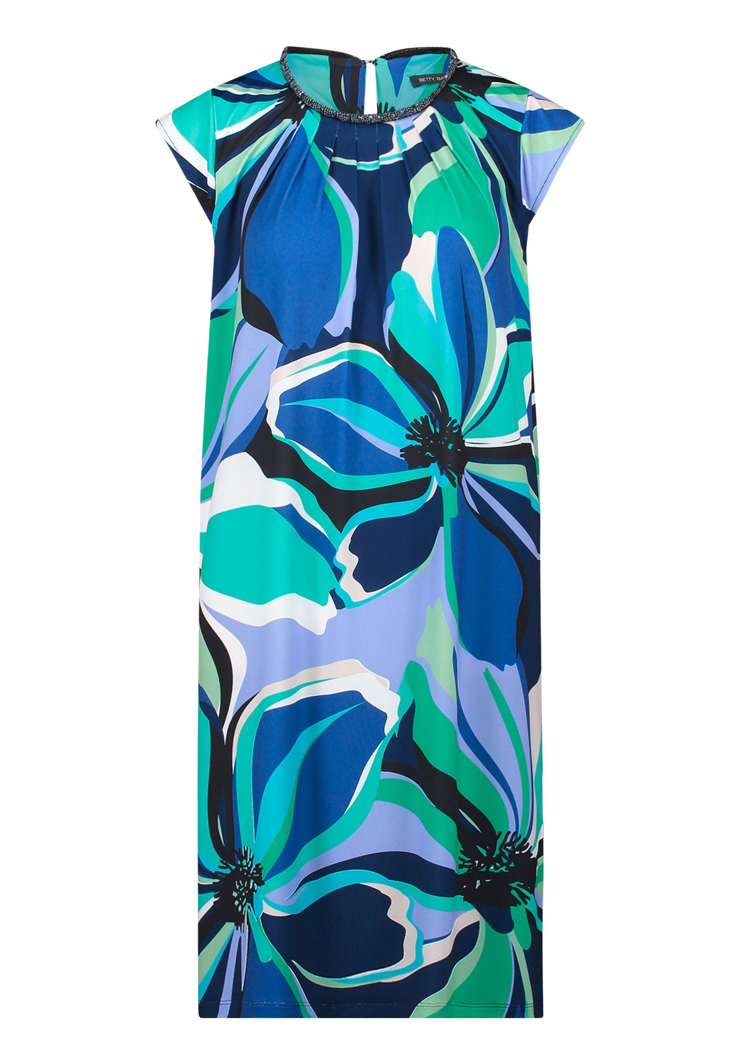 Jerseykleid (Blue/green)