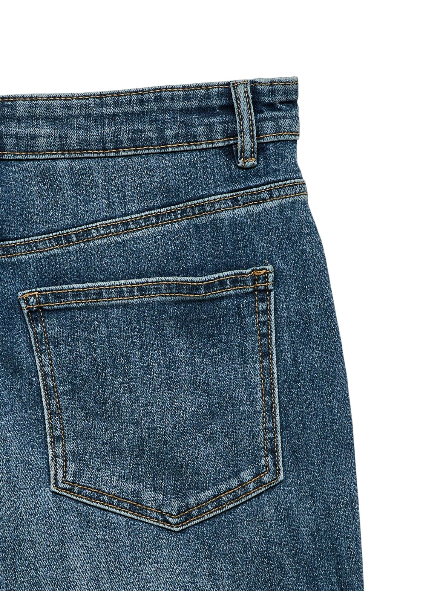 Vmolivia Stretch Hr Wide Jns Li3182 Noos (Medium Blue D)