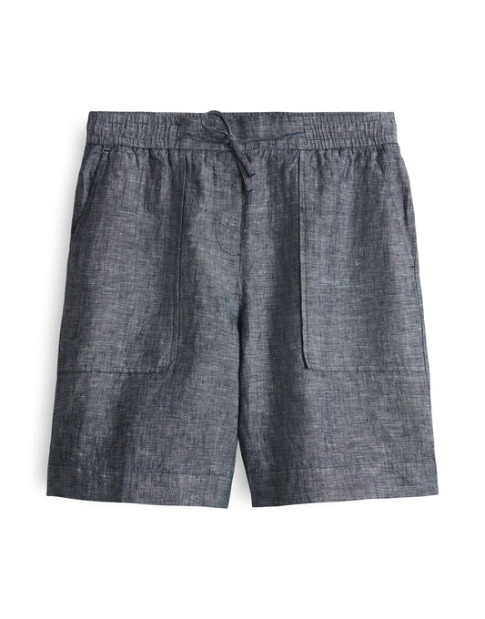 Melane shorts linen (Coal Blue)