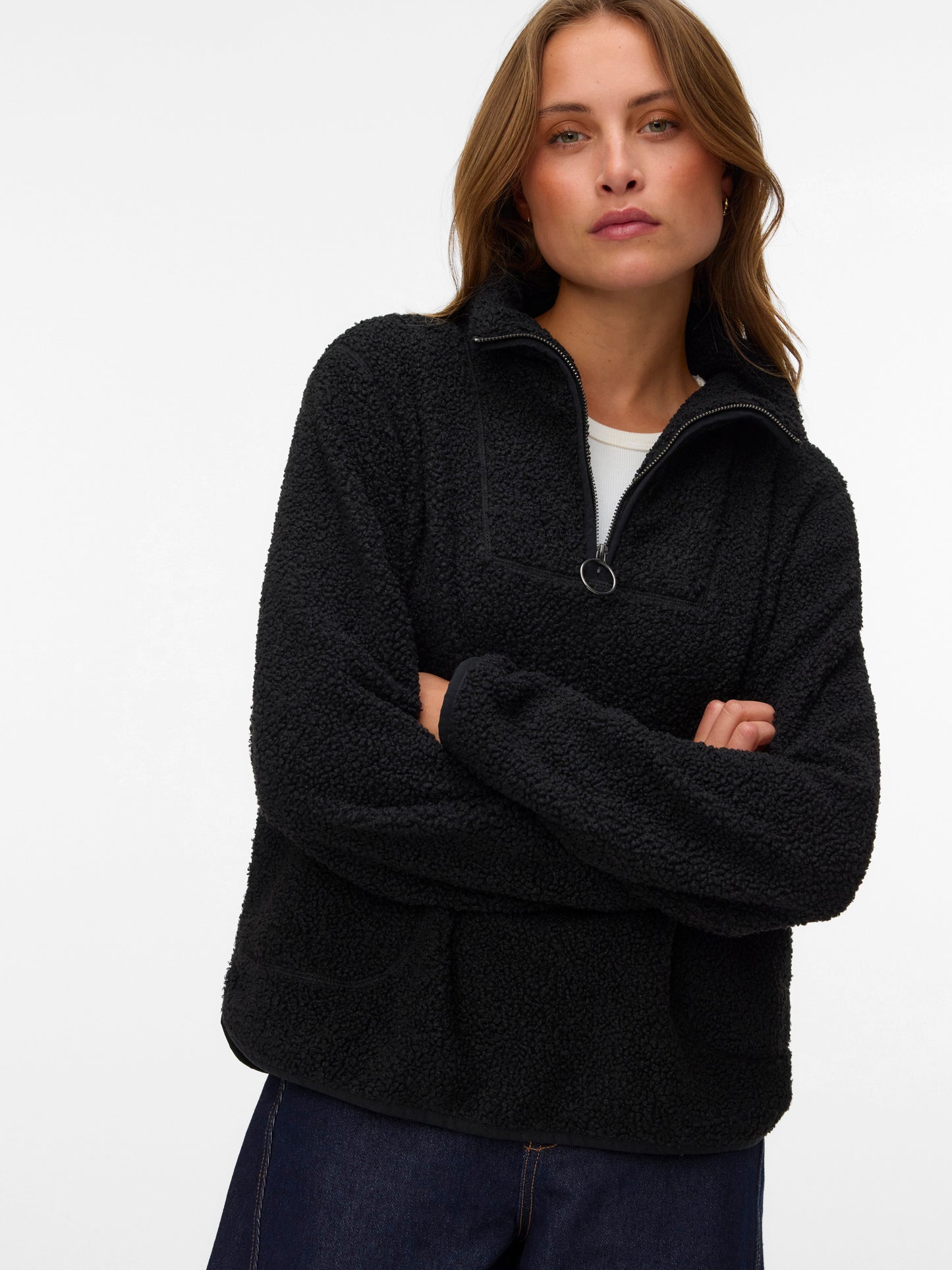 Vmflash Teddy Anorak Ent (Black)