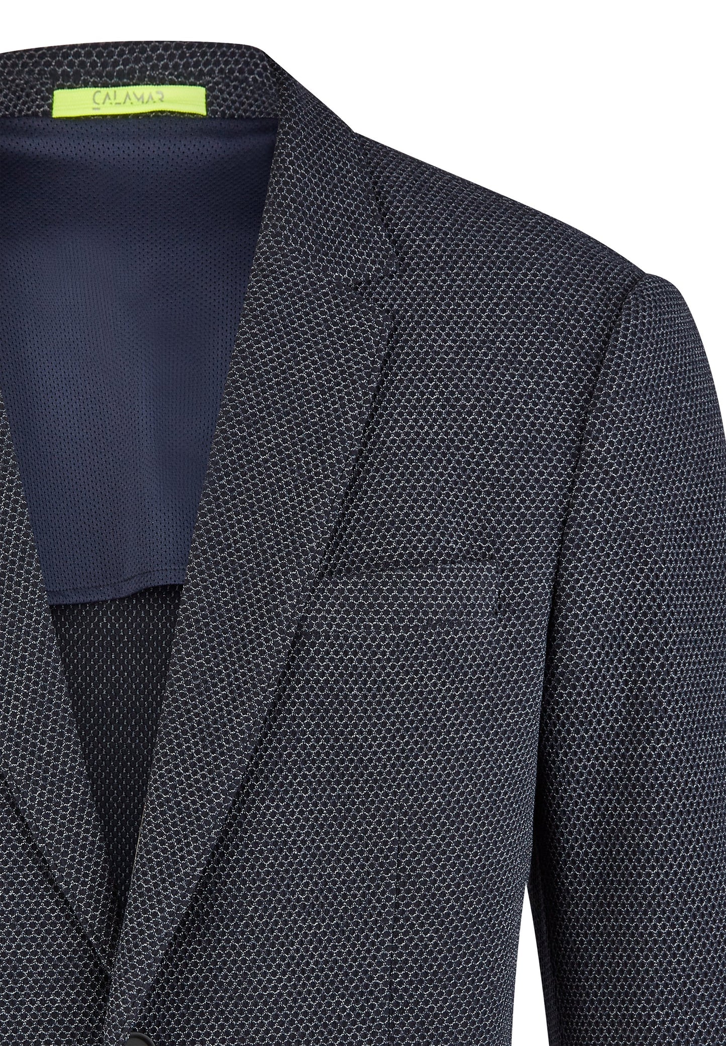 Jersey Waffel Piquee Sakko (Navy)