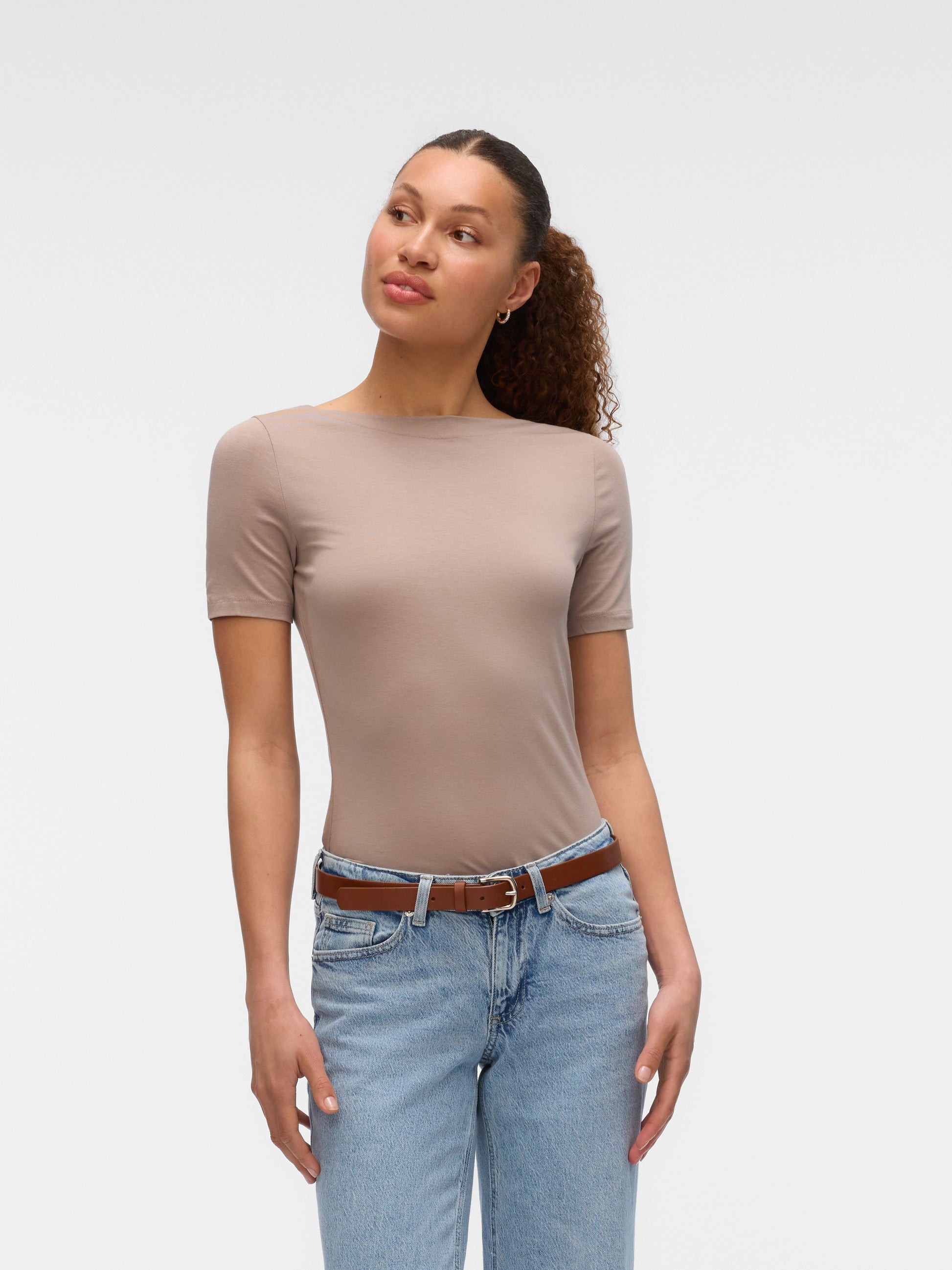 Vmpanda Modal S/s Top Noos (Moon Rock)