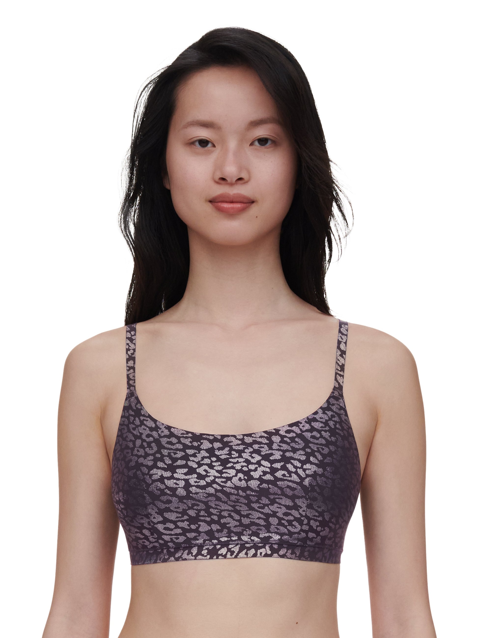 SOFTSTRETCH Bustier mit Rundhalsausschnitt (Ink Shimmer Prin)