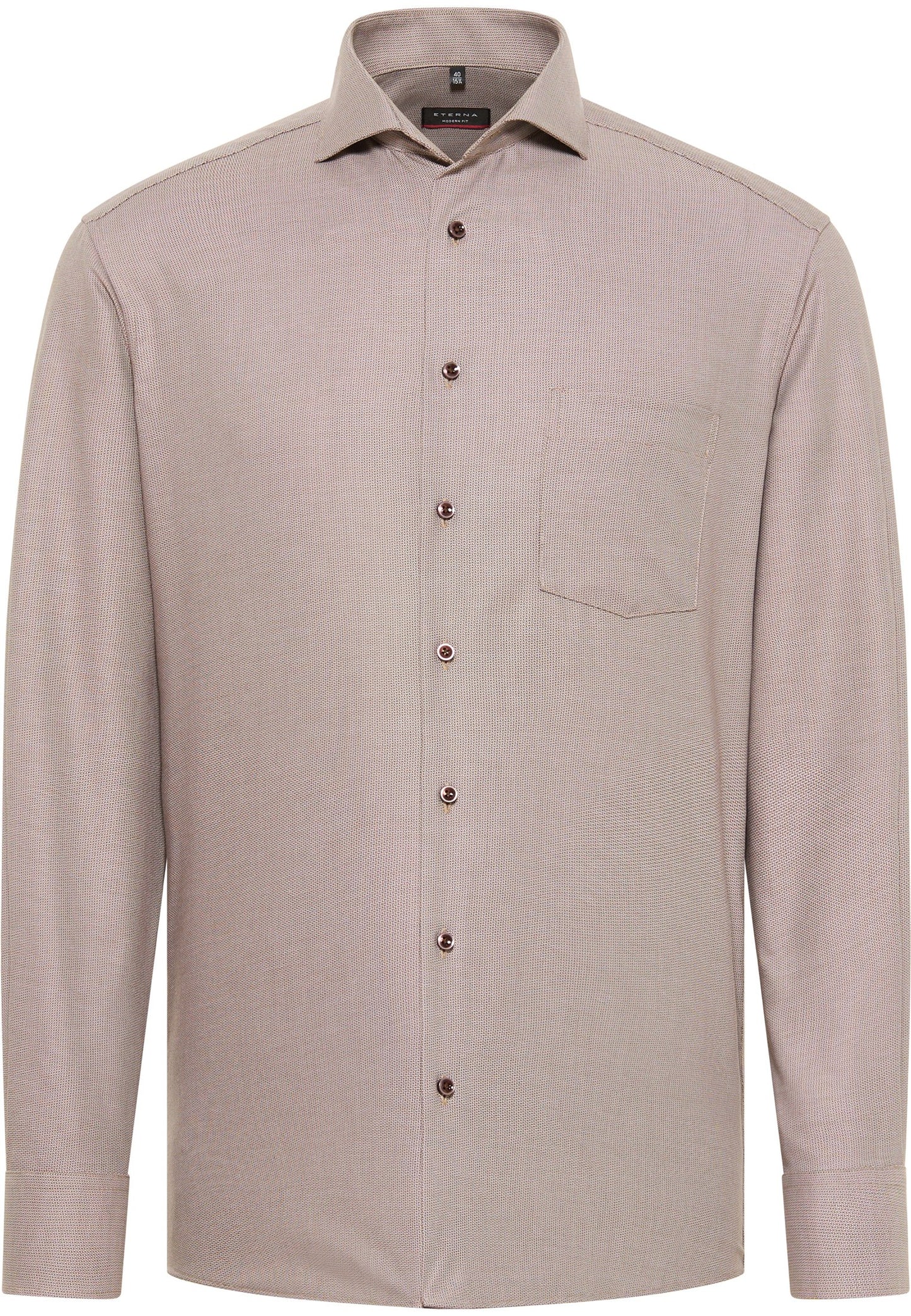 Hemd  Langarm (Beige-braun)