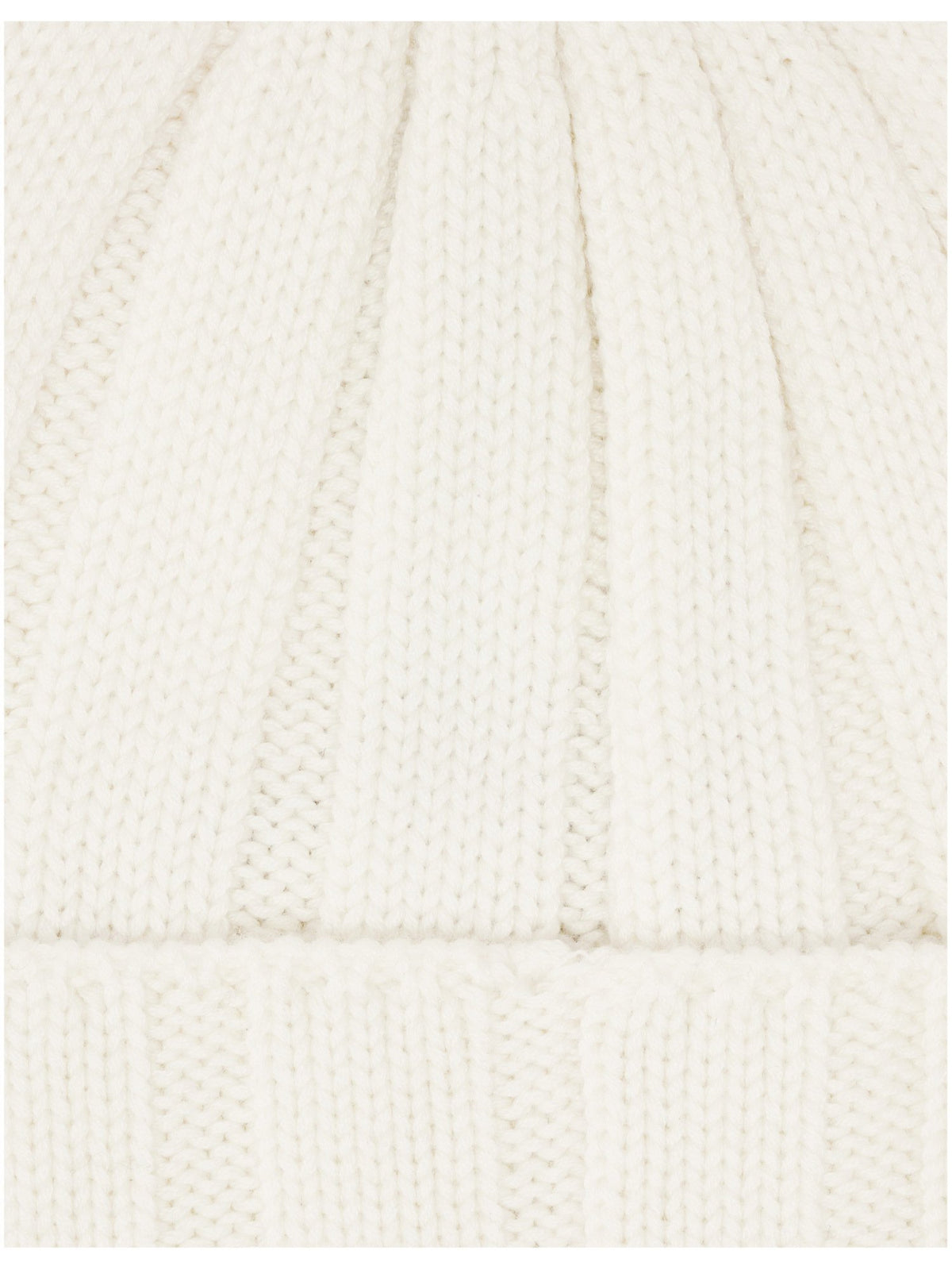 Schurwolle Kopfbedeckung Einfarbige bugatti Beanie mit Fleece-Fütterung (Off White)
