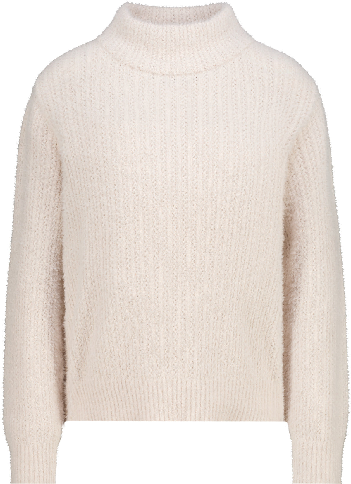Strickpullover mit Struktur (Crème Brulée)