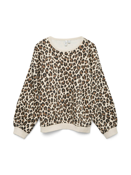 Vmclippa L/s O-neck Sweat Jrs Btq (Birch/clip)